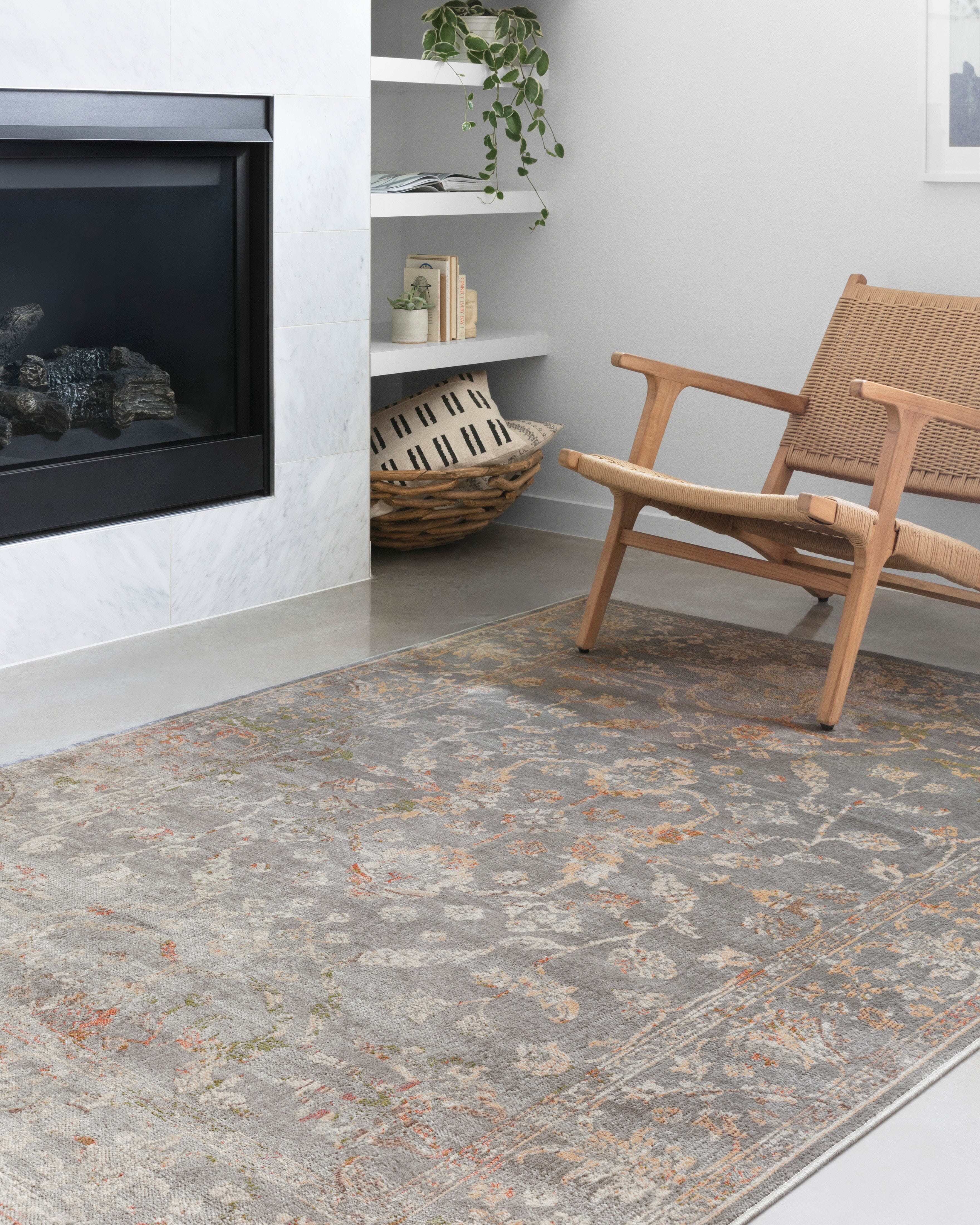 Loloi II Isadora Rug | Silver / Silver Loloi