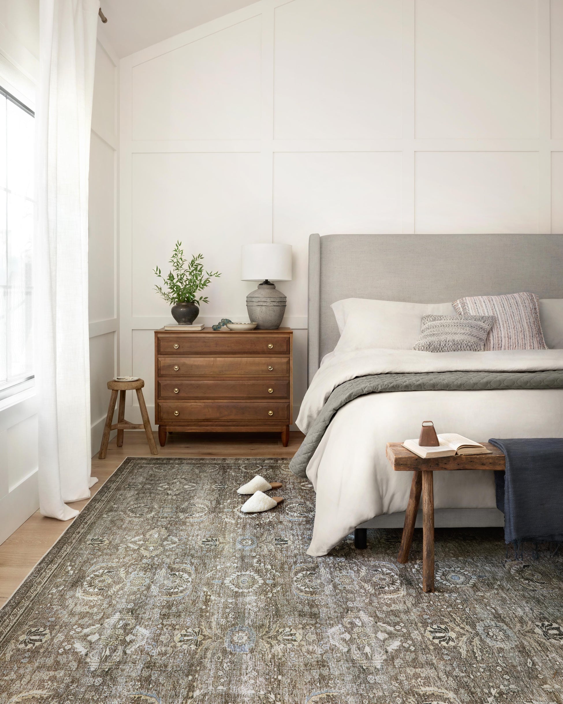 Loloi II Layla Rug | Antique / Moss | Huck & Peck