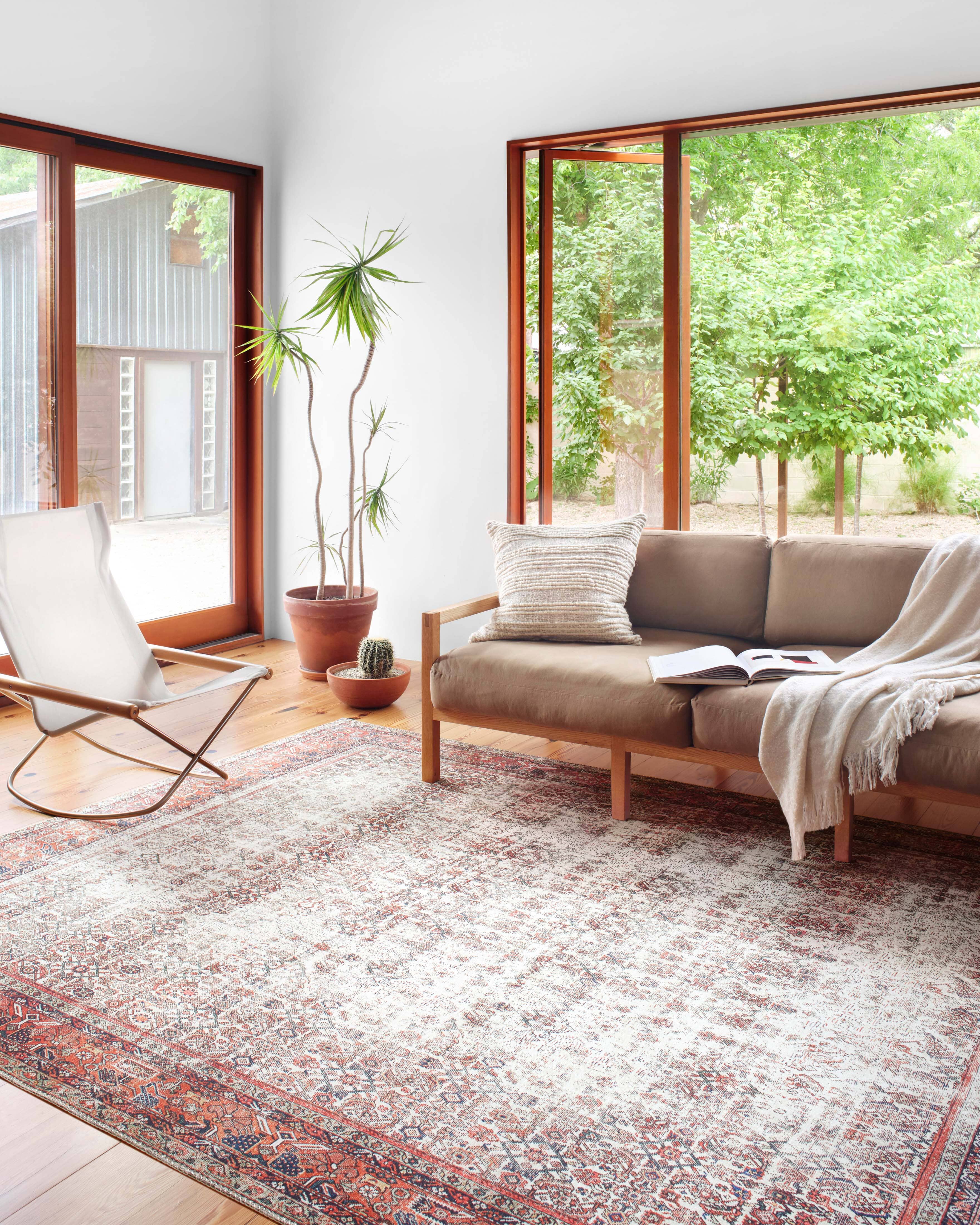 Loloi II Layla Rug | Ivory / Brick Loloi