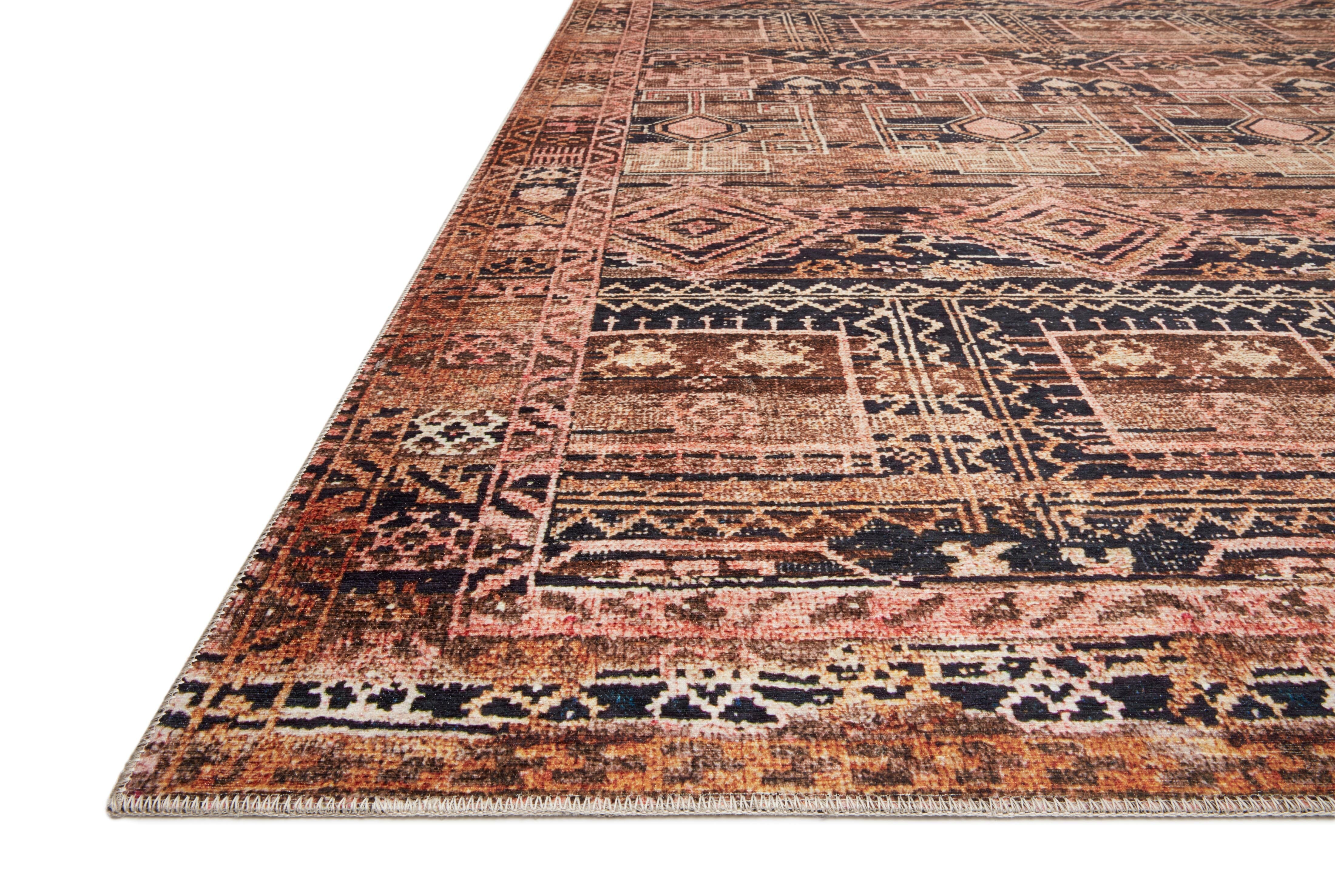 Loloi II Layla Rug | Mocha / Blush Loloi