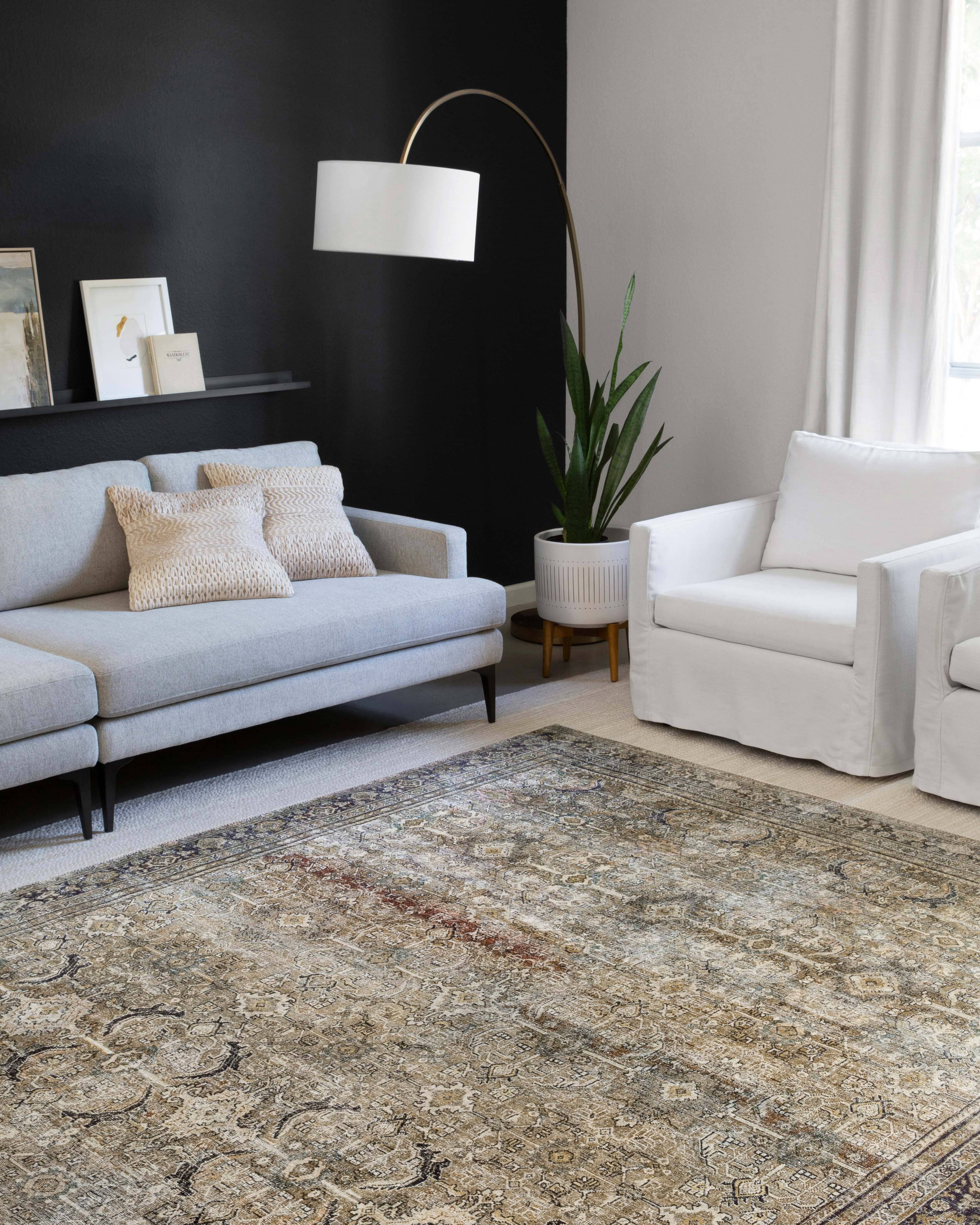 Loloi II Layla Rug | Olive / Charcoal | Huck & Peck