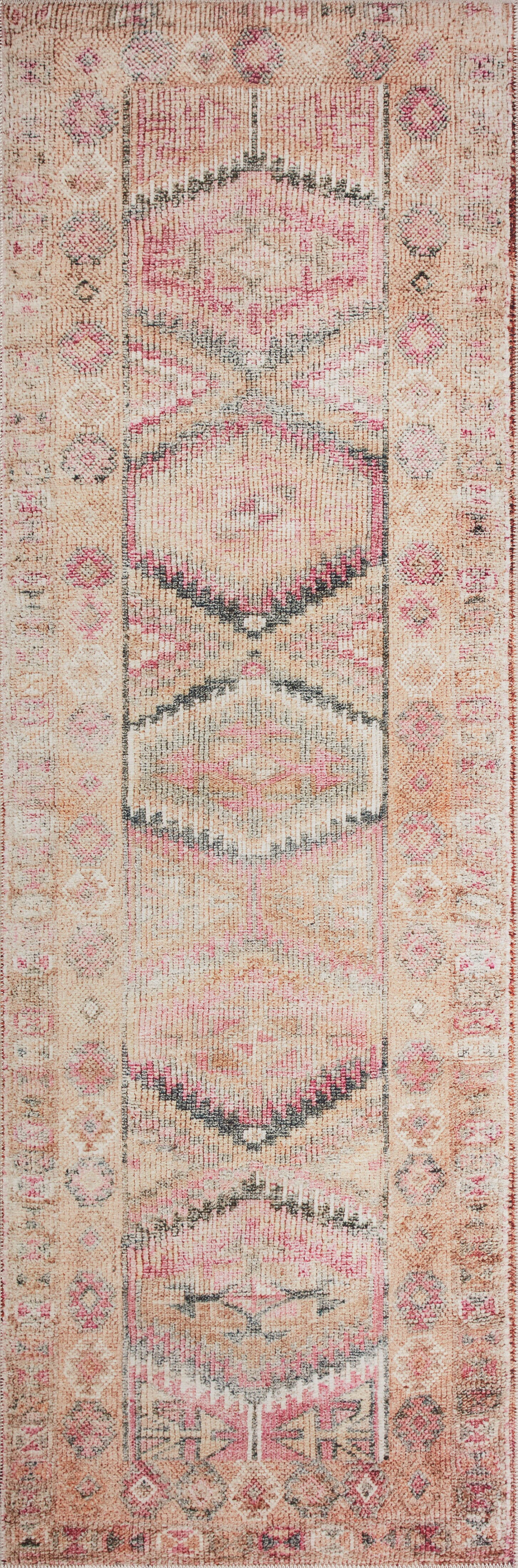 Loloi II Layla Rug | Pink / Lagoon Loloi