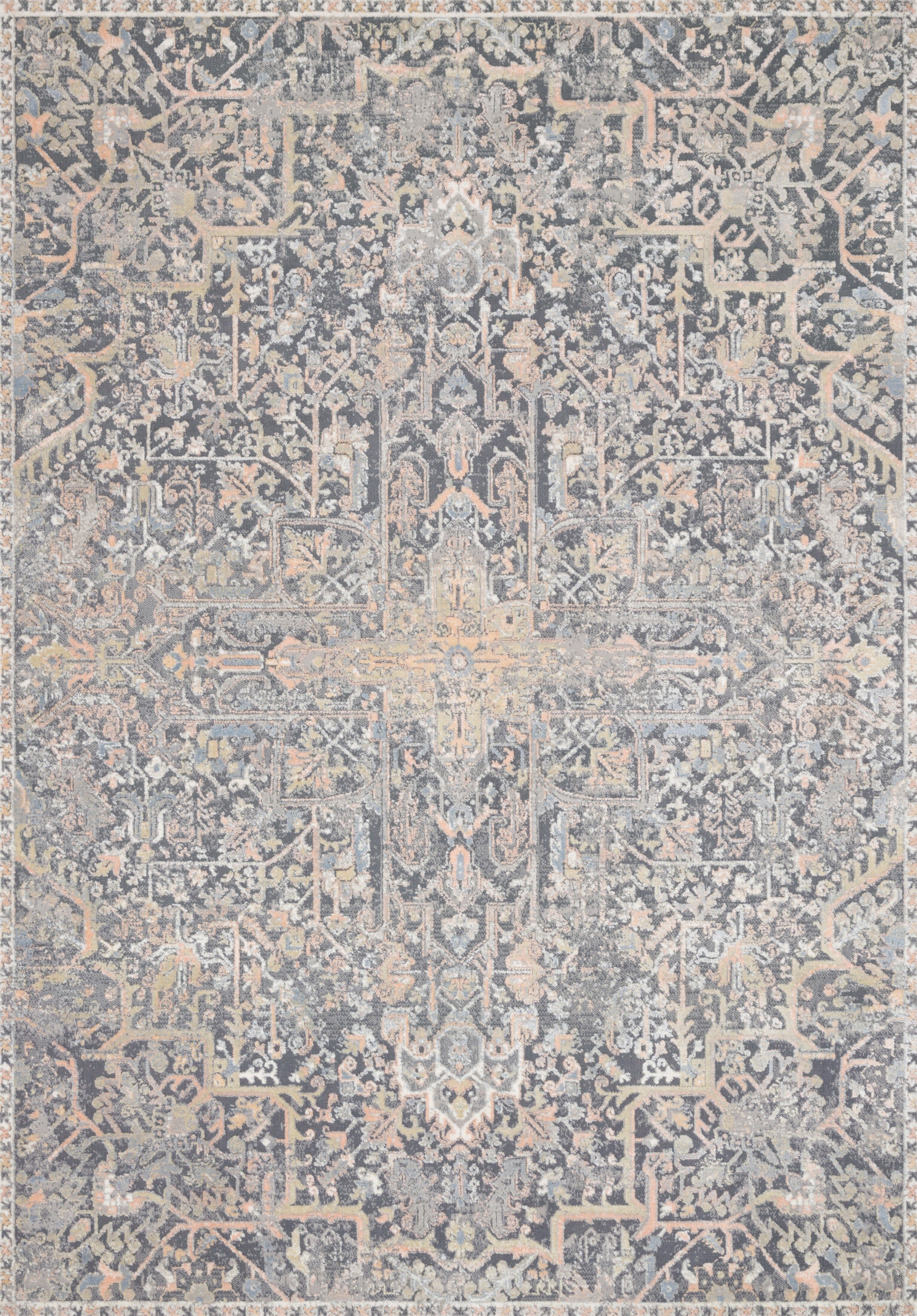 Loloi II Lucia Rug | Charcoal / Multi Loloi