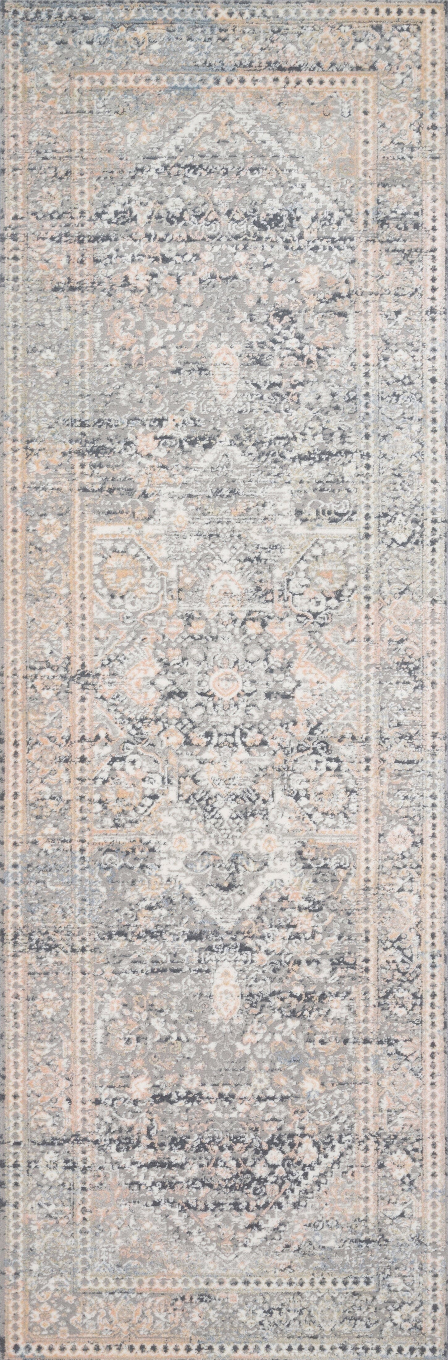 Loloi II Lucia Rug | Grey / Sunset Loloi