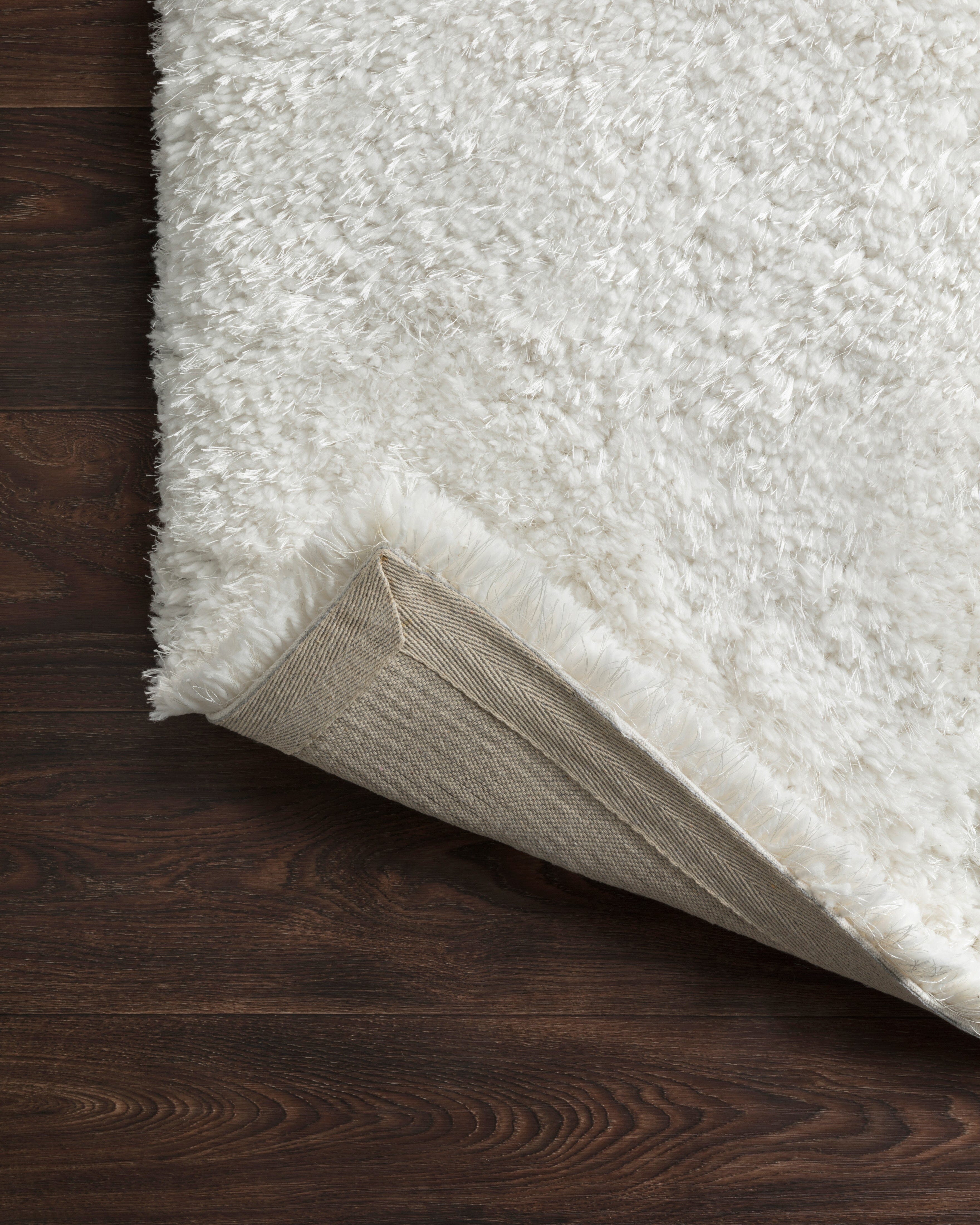 Loloi II Mila Shag Rug | White Loloi