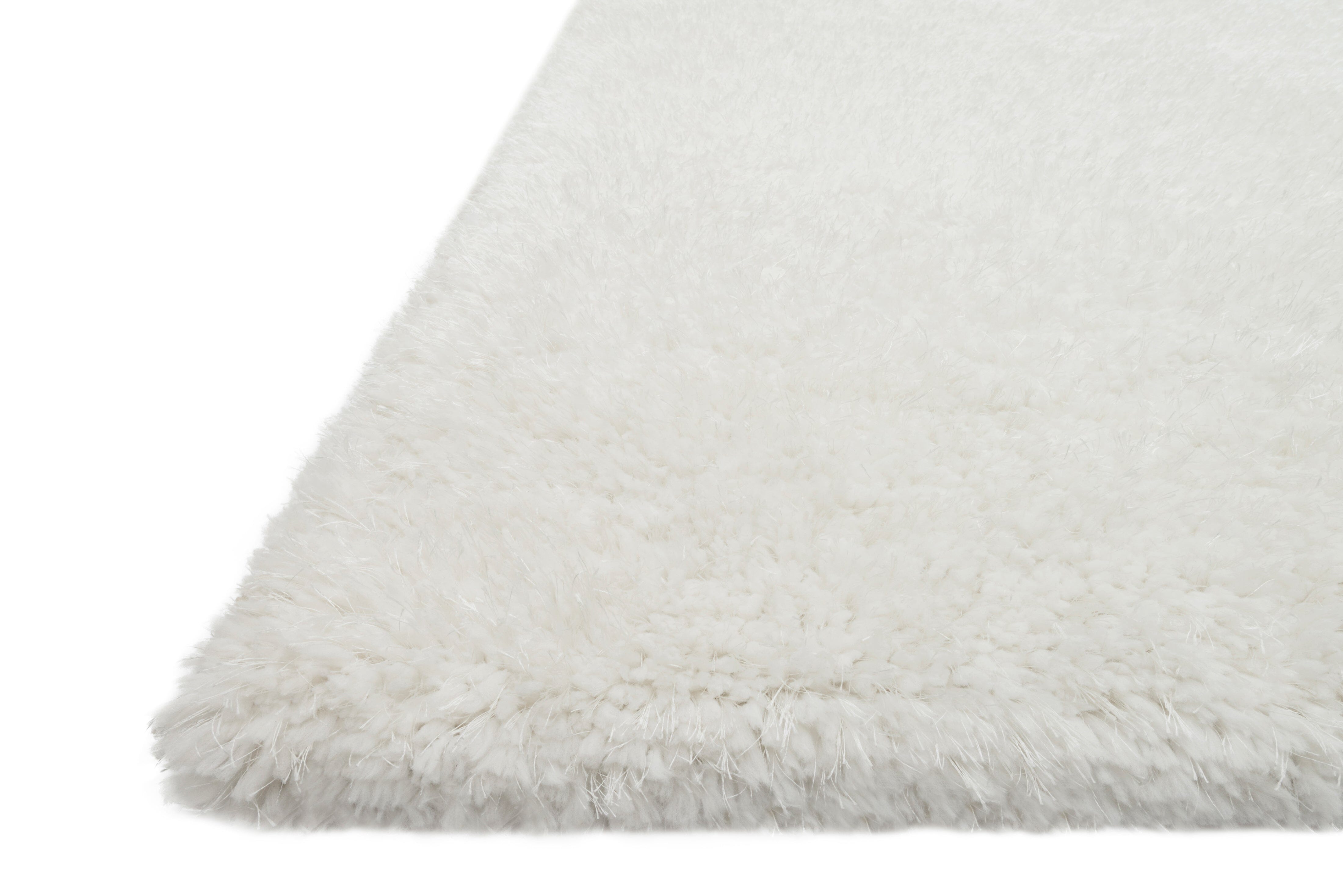 Loloi II Mila Shag Rug | White Loloi