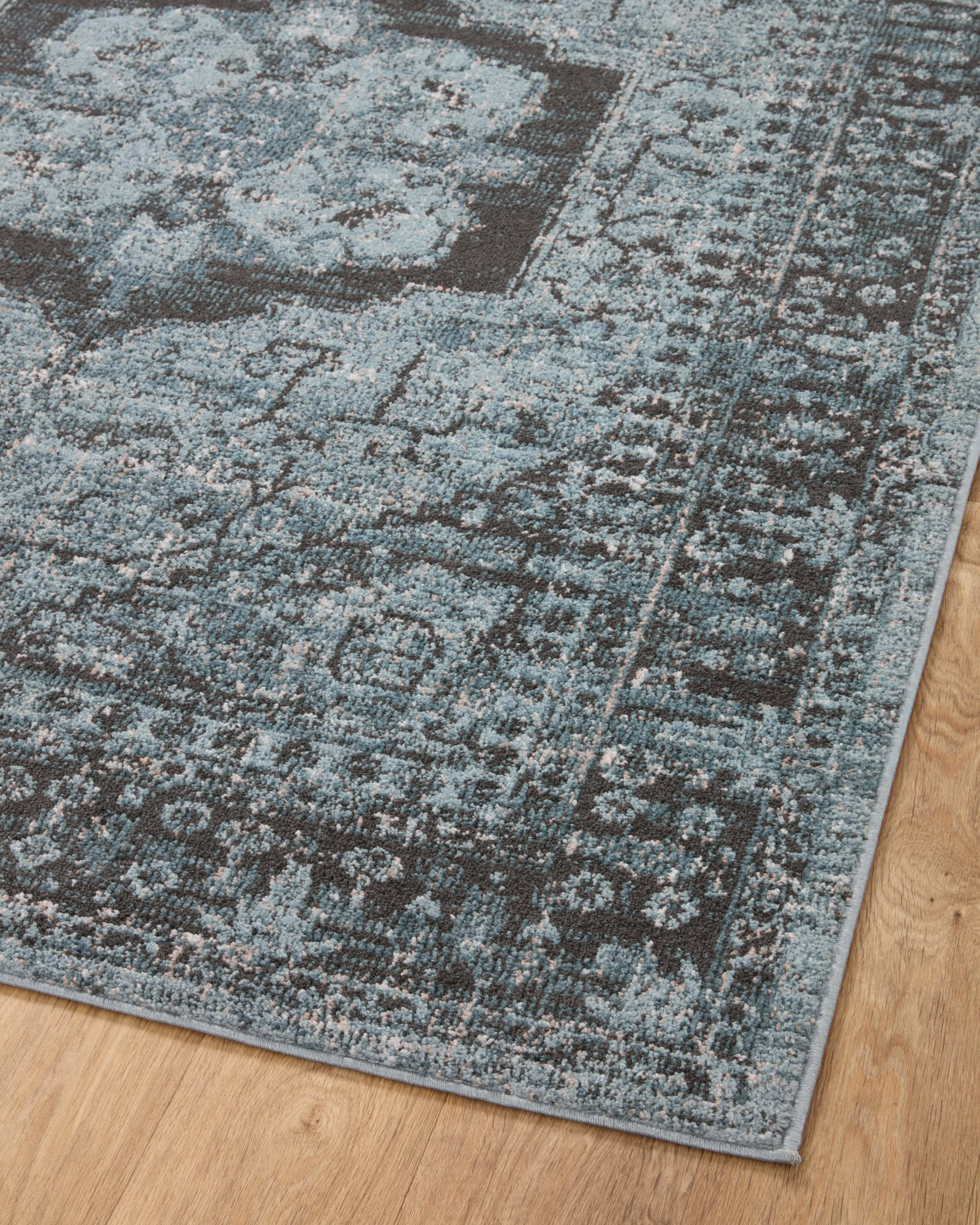 Loloi II Odette Rug | Sky / Charcoal Loloi