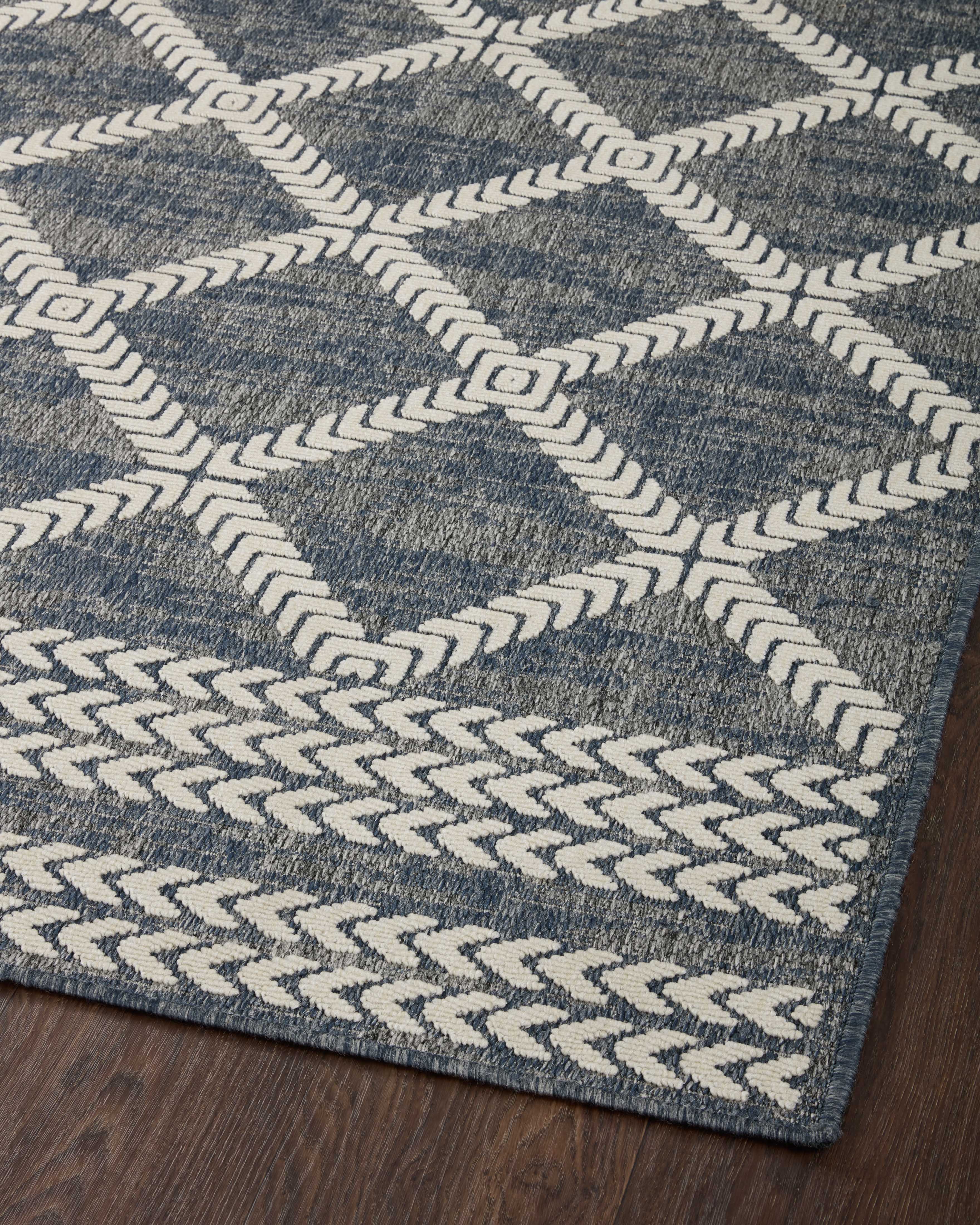 Loloi II Rainier Rug | Denim / Ivory Loloi