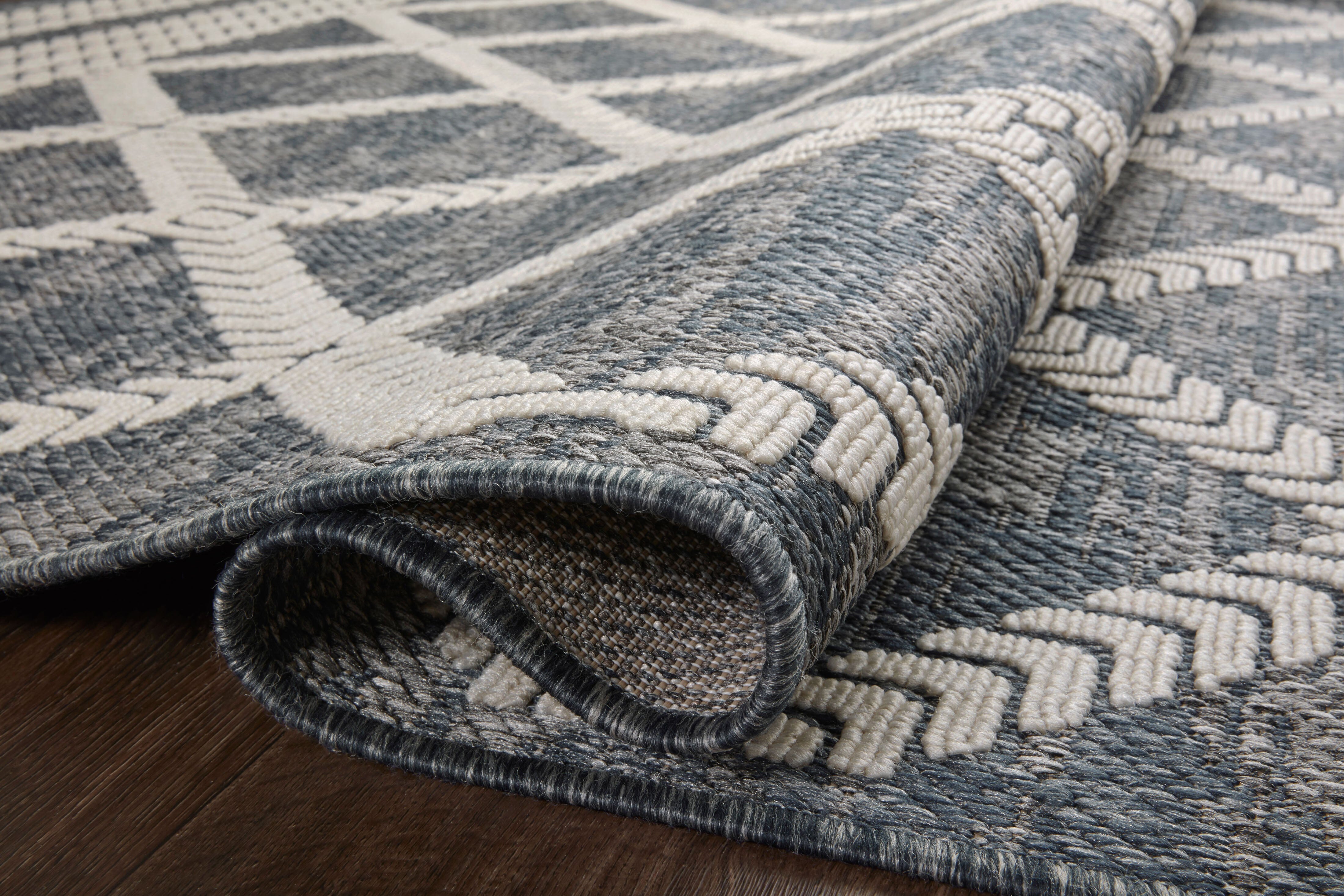 Loloi II Rainier Rug | Denim / Ivory Loloi