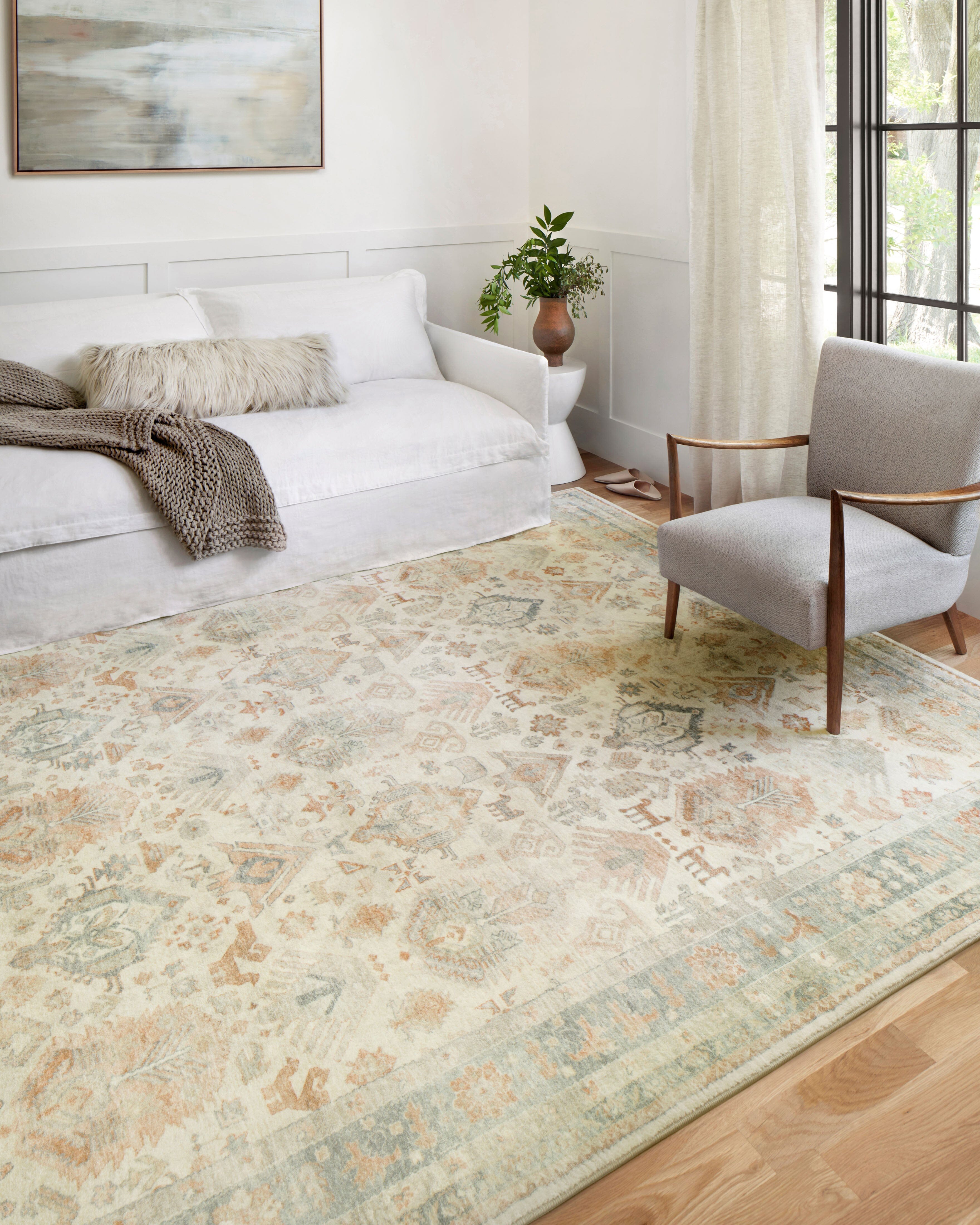 Loloi II Rosette Rug | Beige / Multi Loloi