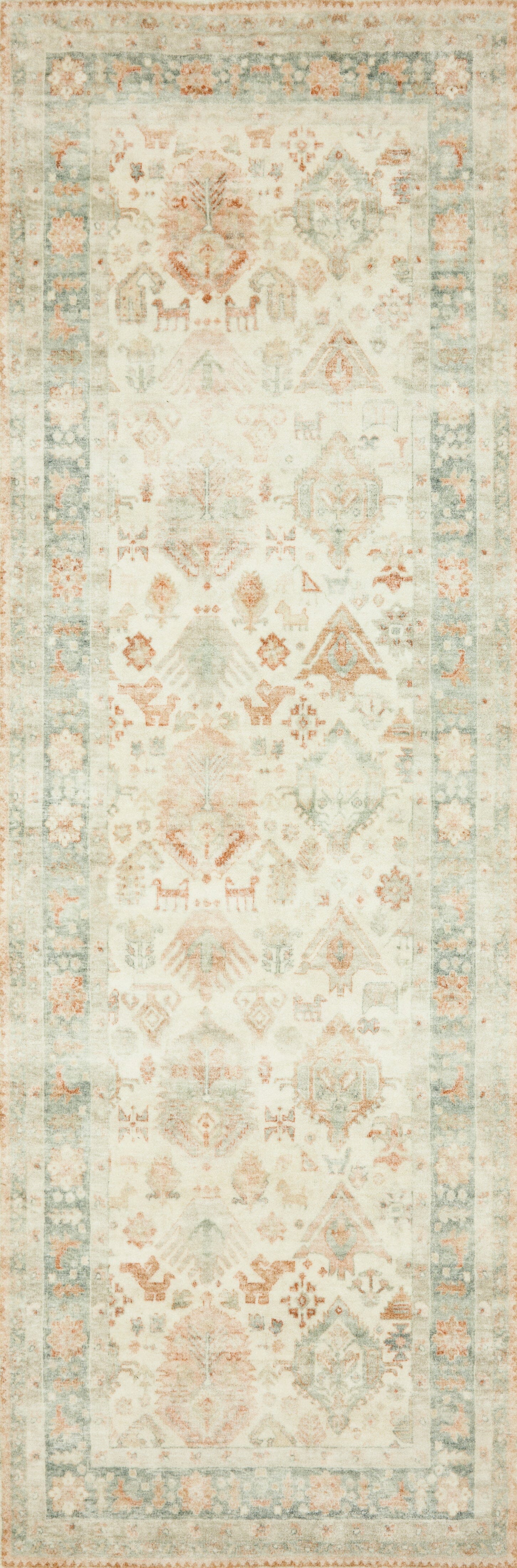 Loloi II Rosette Rug | Beige / Multi Loloi