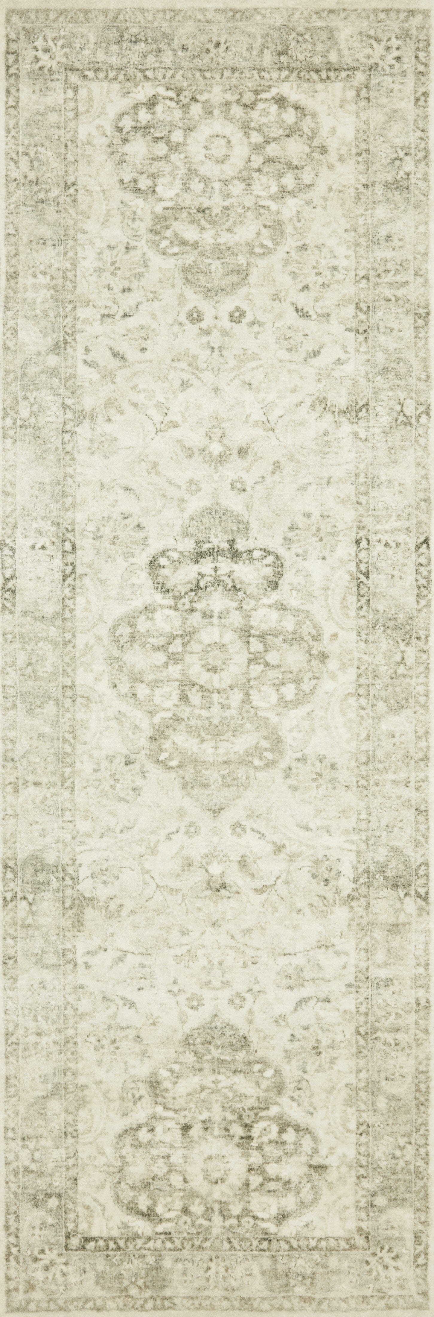 Loloi II Rosette Rug | Ivory / Silver Loloi