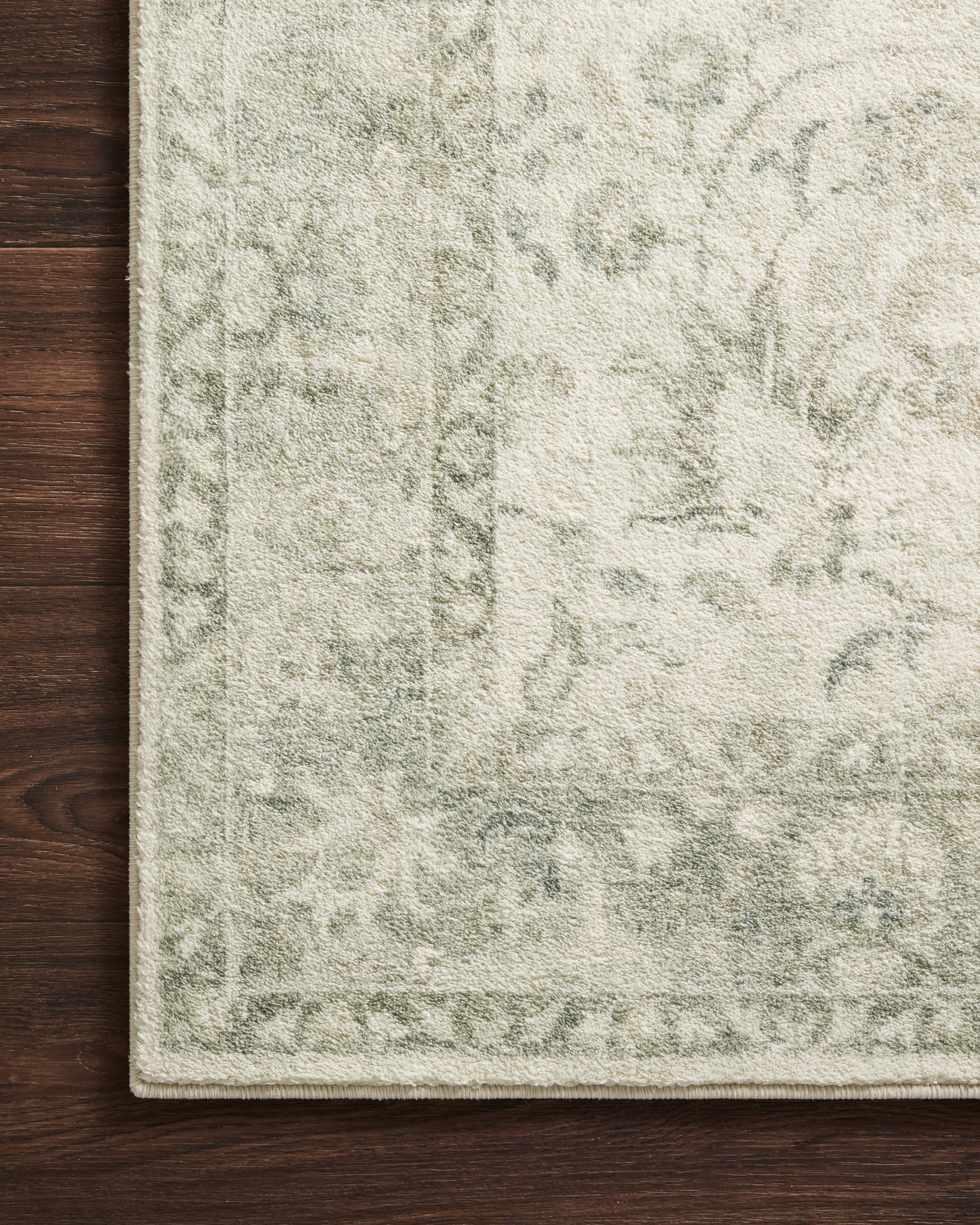 Loloi II Rosette Rug | Ivory / Silver Loloi