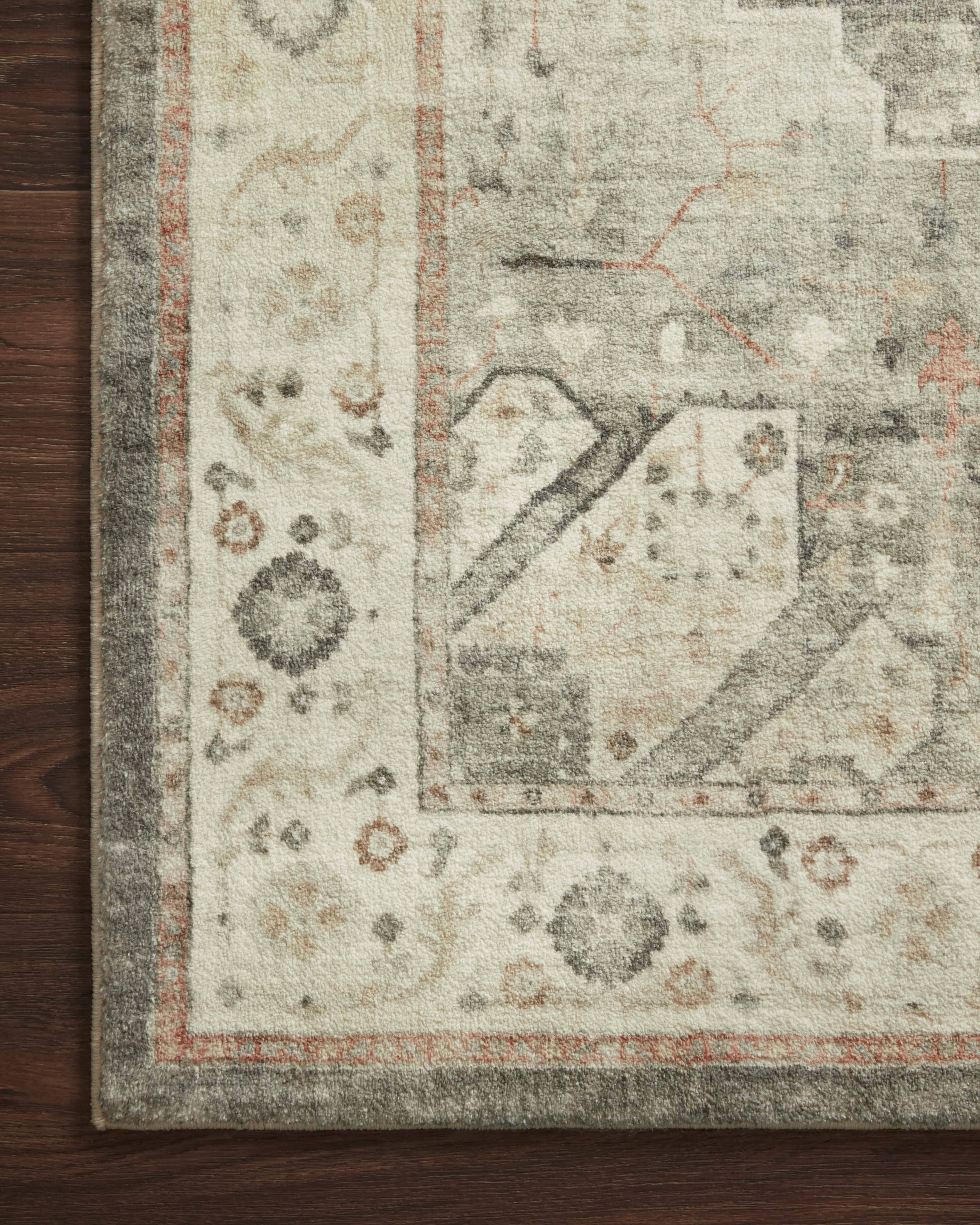 Loloi II Rosette Rug | Slate / Ivory Loloi