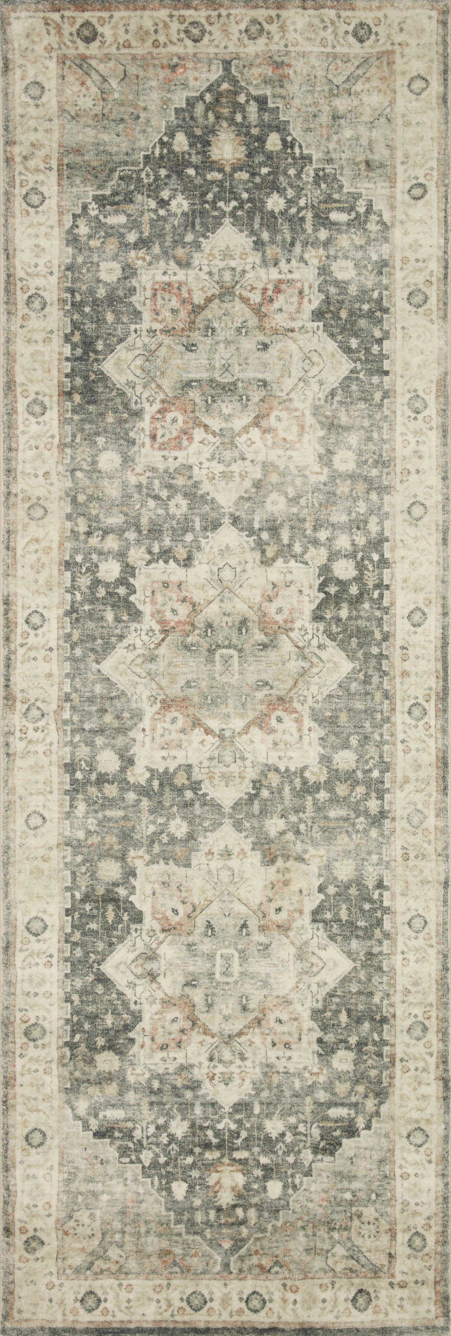 Loloi II Rosette Rug | Slate / Ivory Loloi