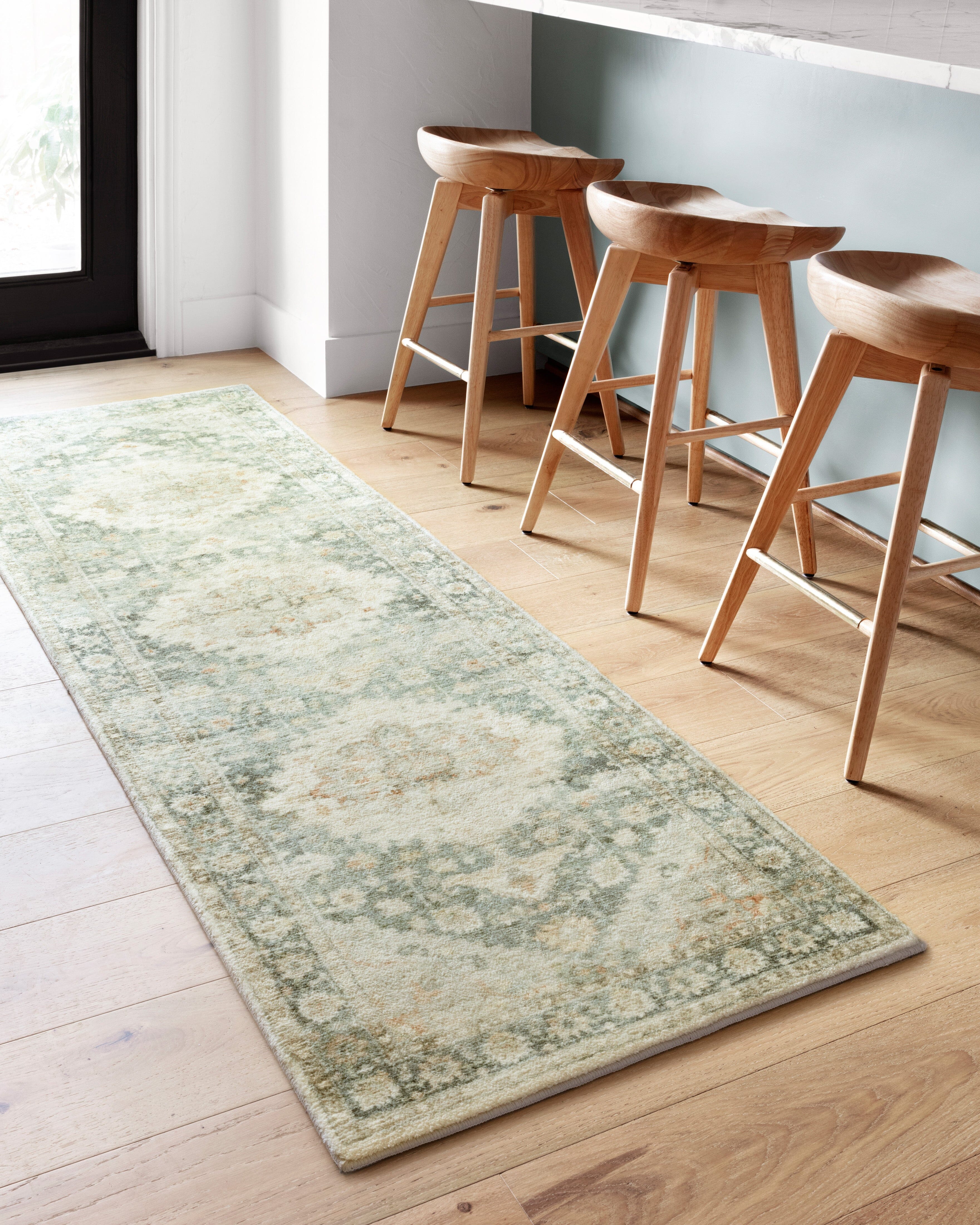 Loloi II Rosette Rug | Teal / Ivory Loloi