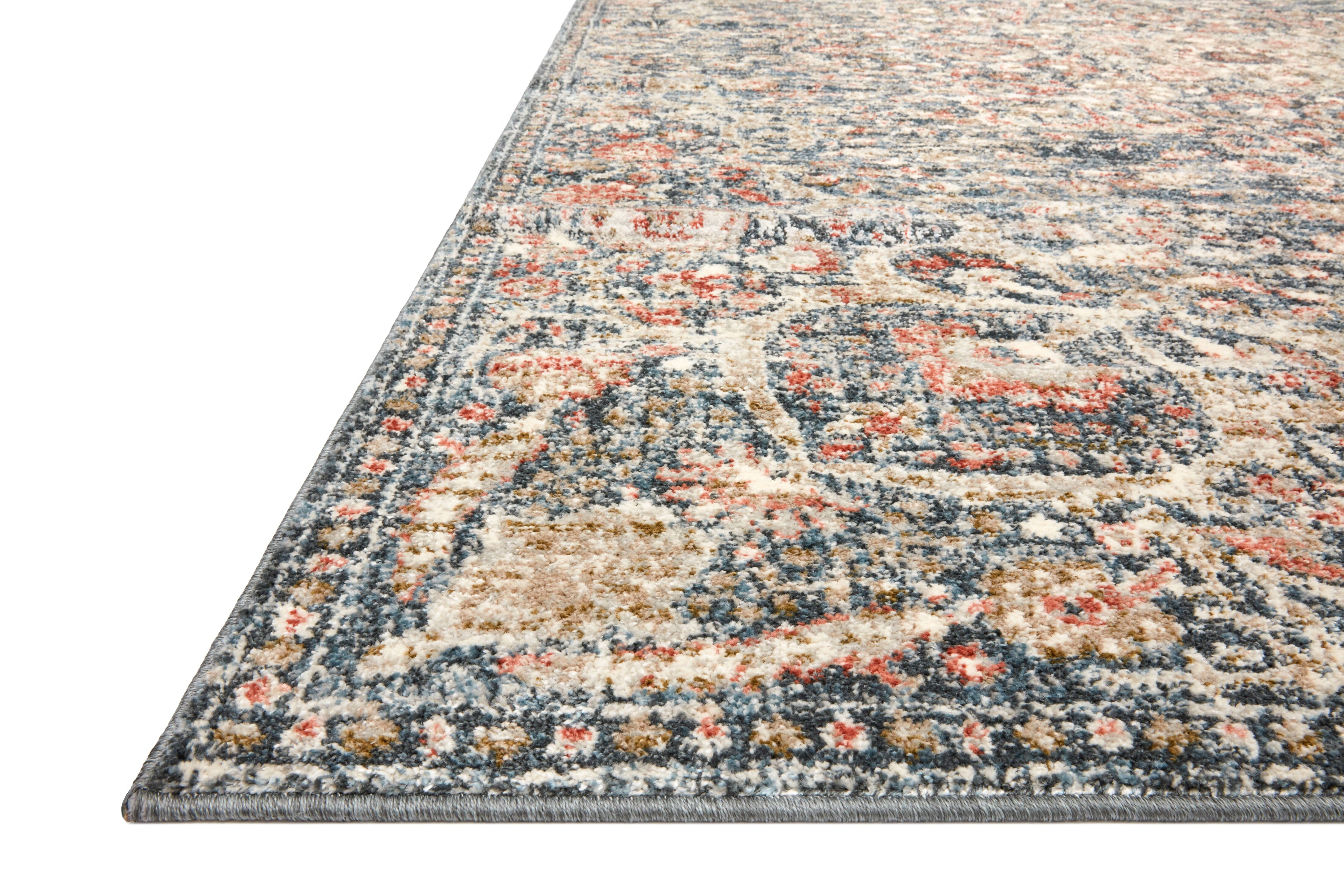 Loloi II Saban Rug | Blue / Spice Loloi