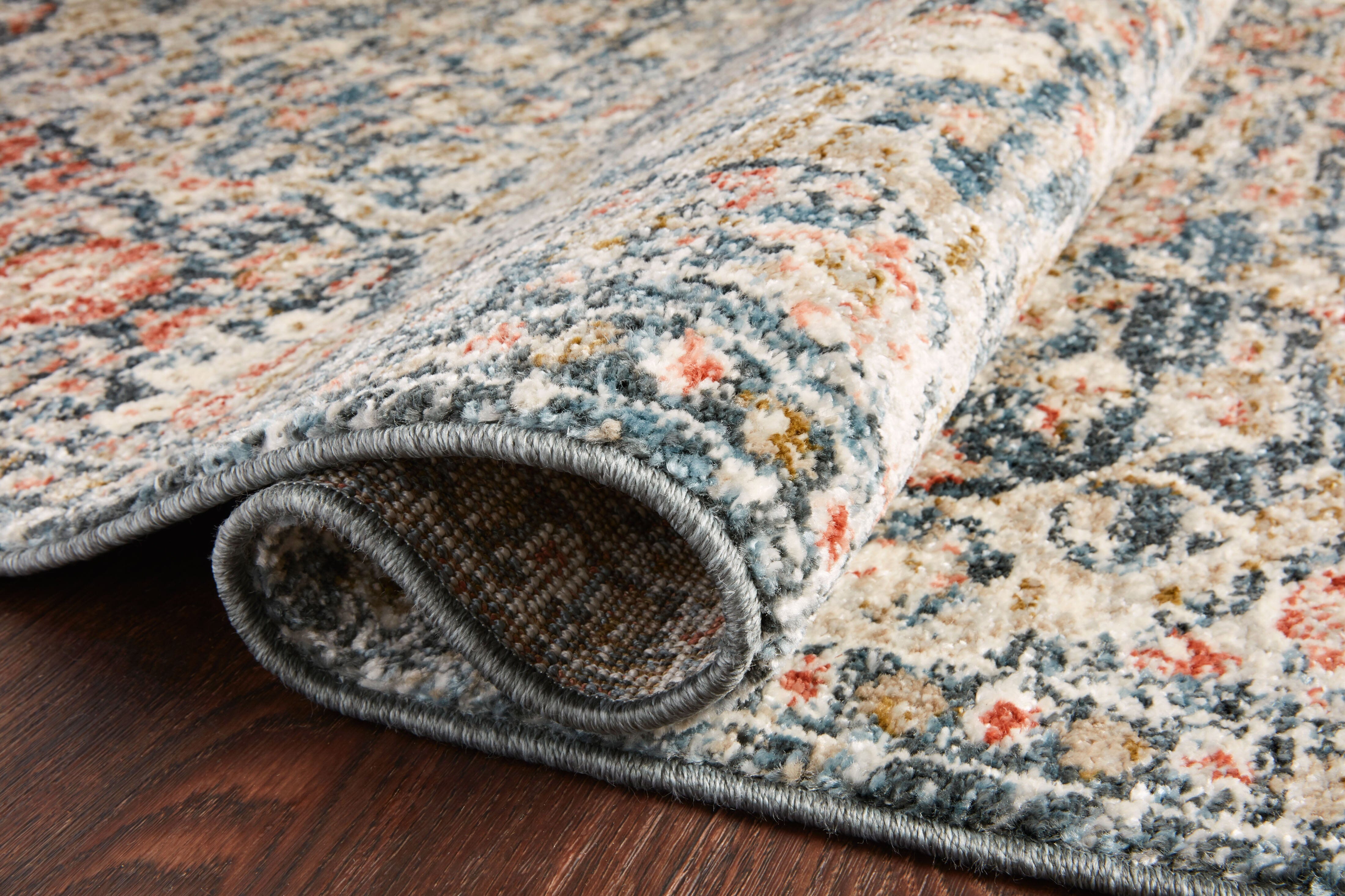 Loloi II Saban Rug | Blue / Spice Loloi