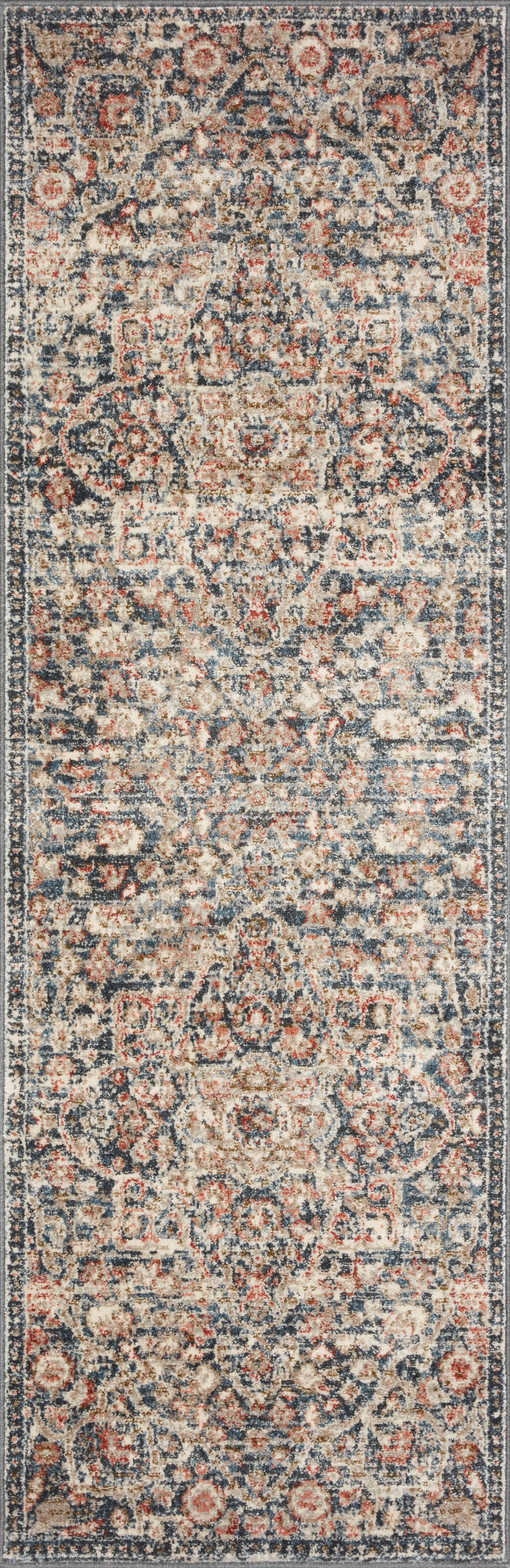 Loloi II Saban Rug | Blue / Spice Loloi