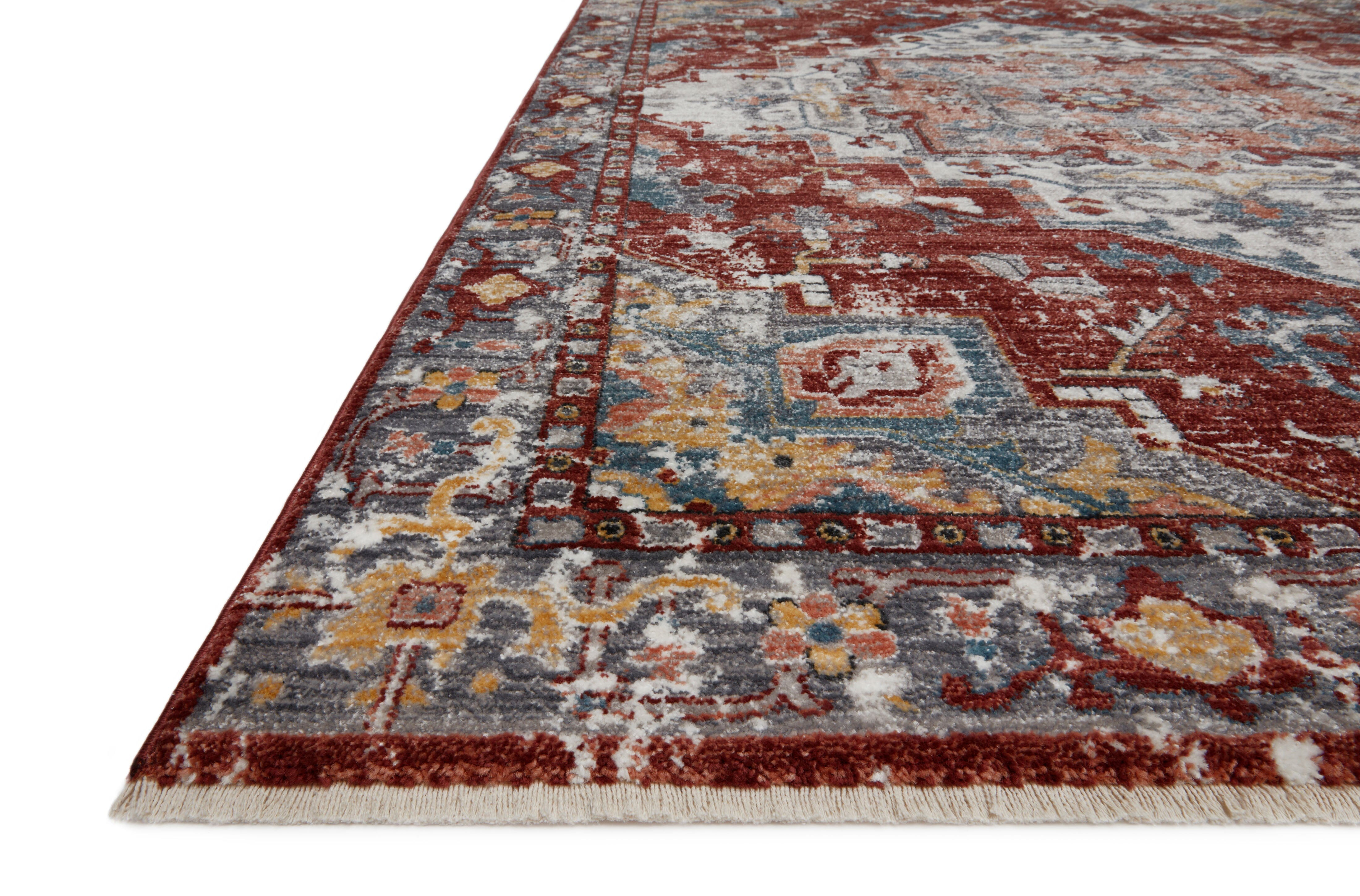 Loloi II Samra Rug | Brick / Grey Loloi