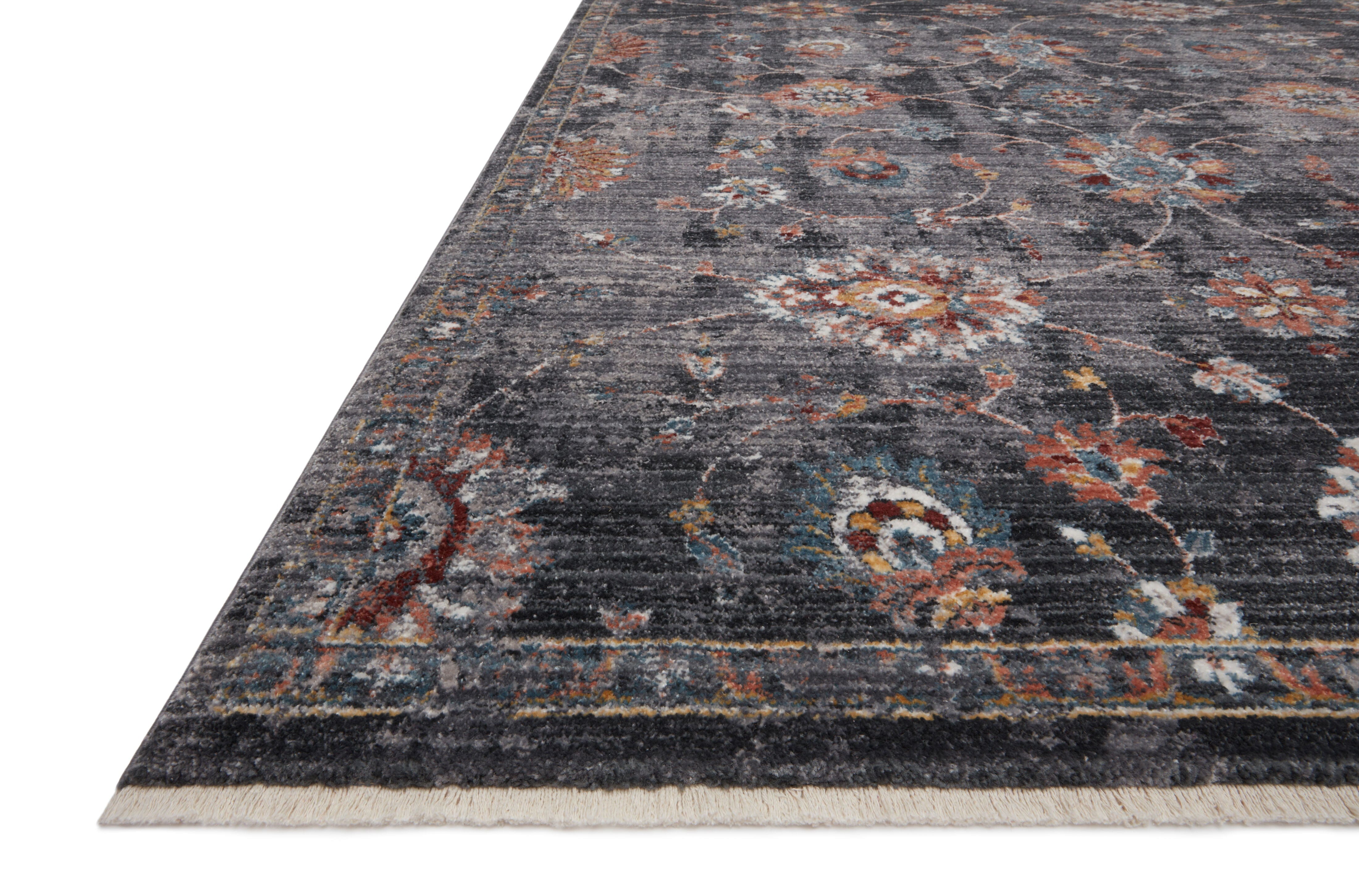 Loloi II Samra Rug | Charcoal / Multi Loloi