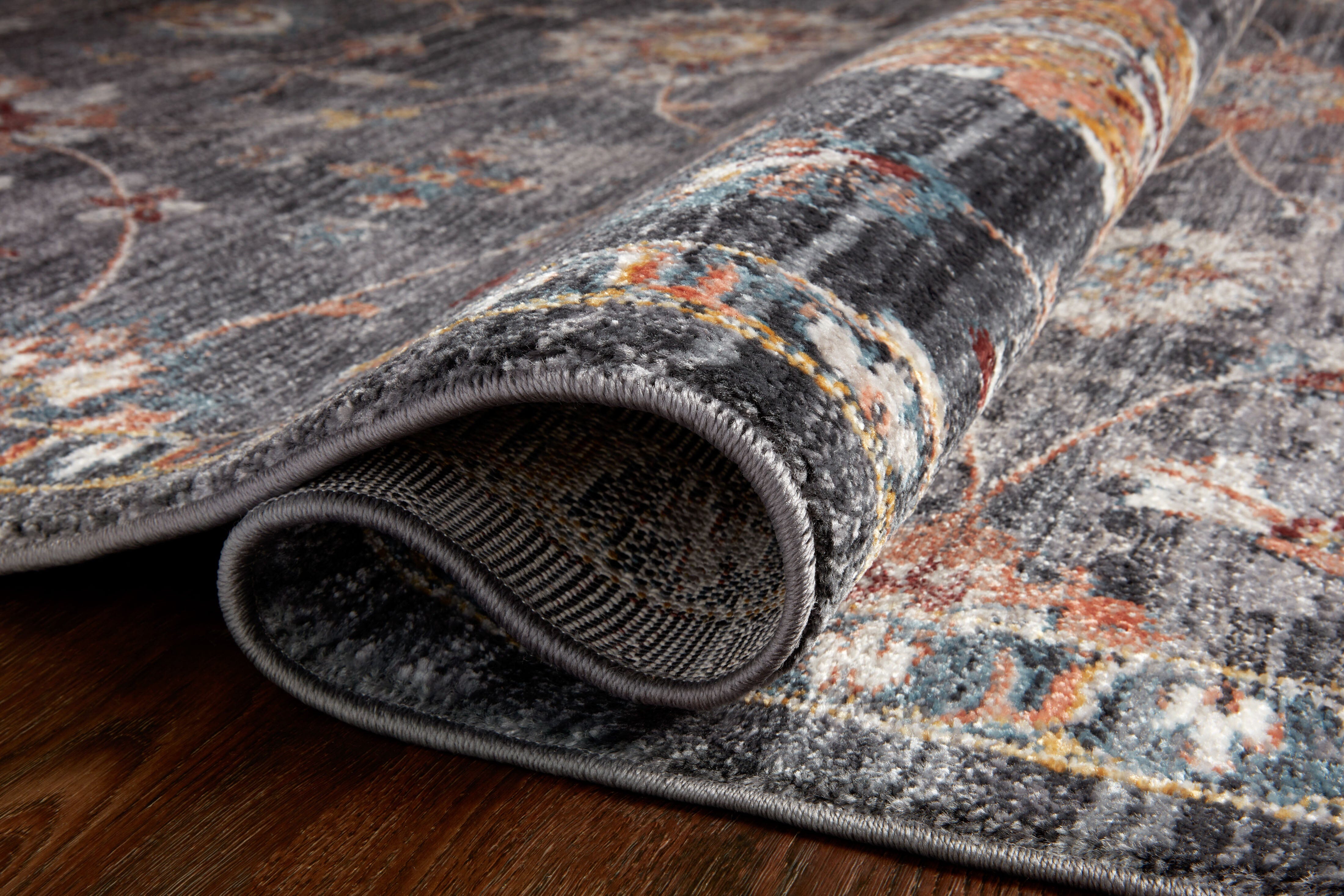 Loloi II Samra Rug | Charcoal / Multi Loloi