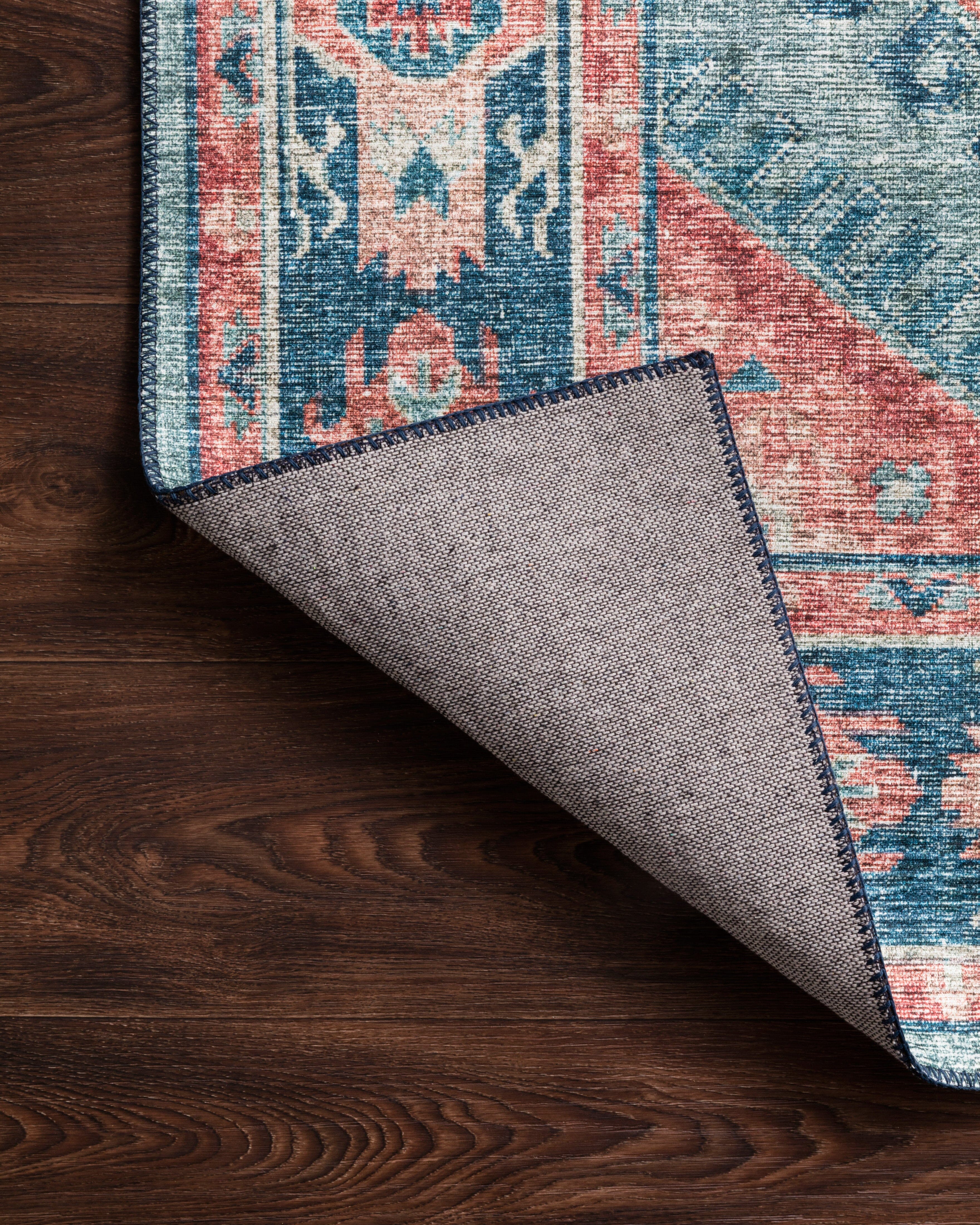 Loloi II Skye Rug | Turquoise / Terracotta Loloi