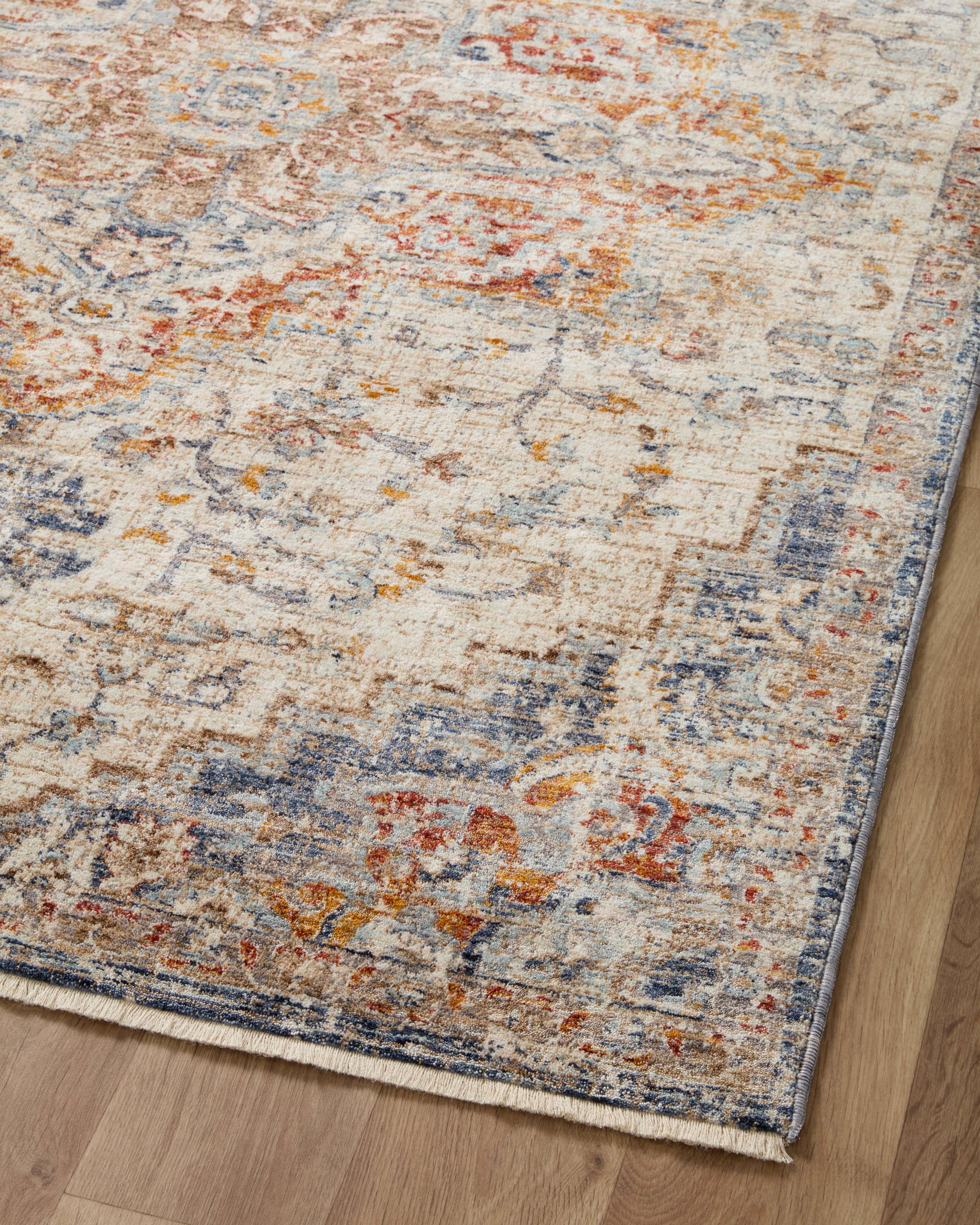 Loloi II Sorrento Rug | Ivory / Fiesta Loloi