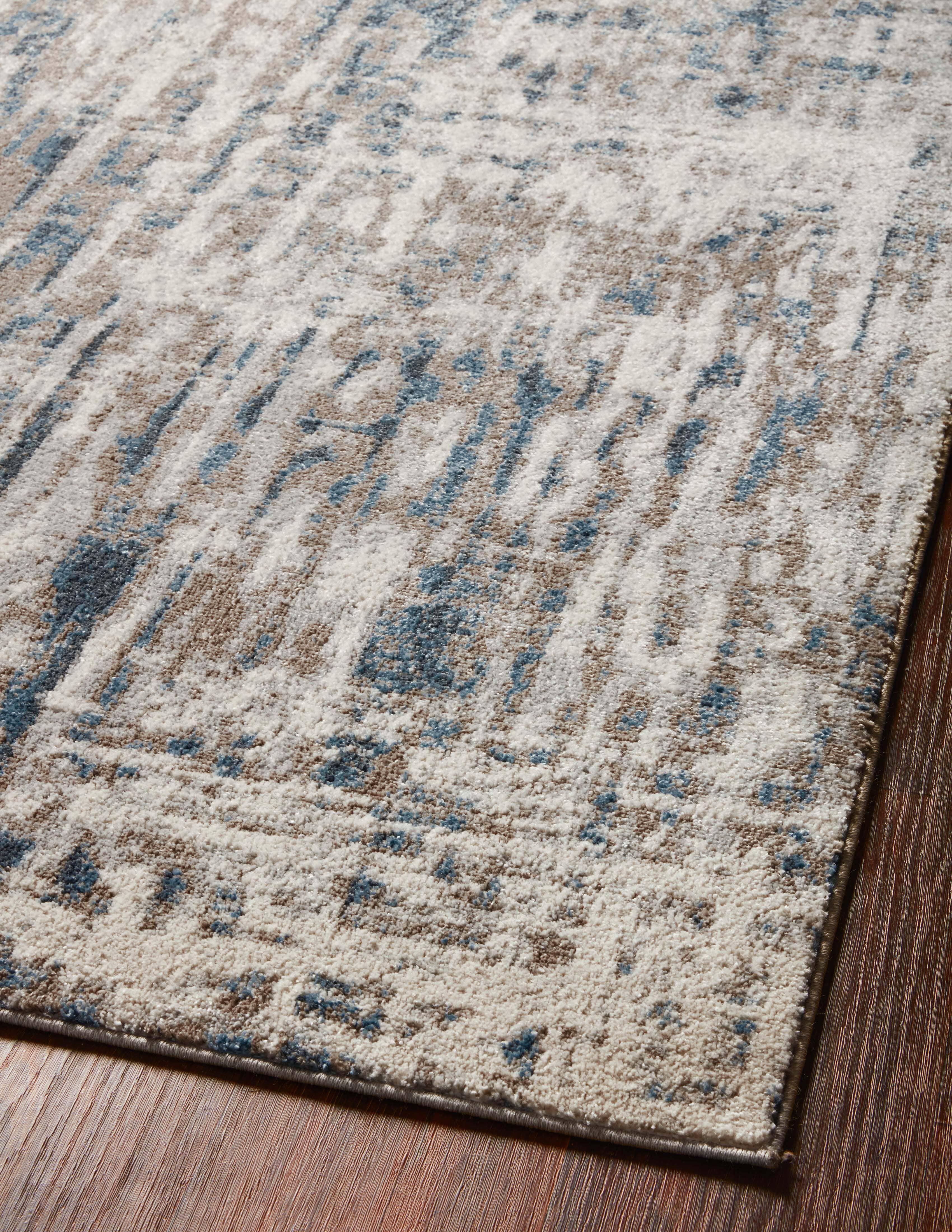 Loloi II Spirit Rug | Stone / Blue Loloi