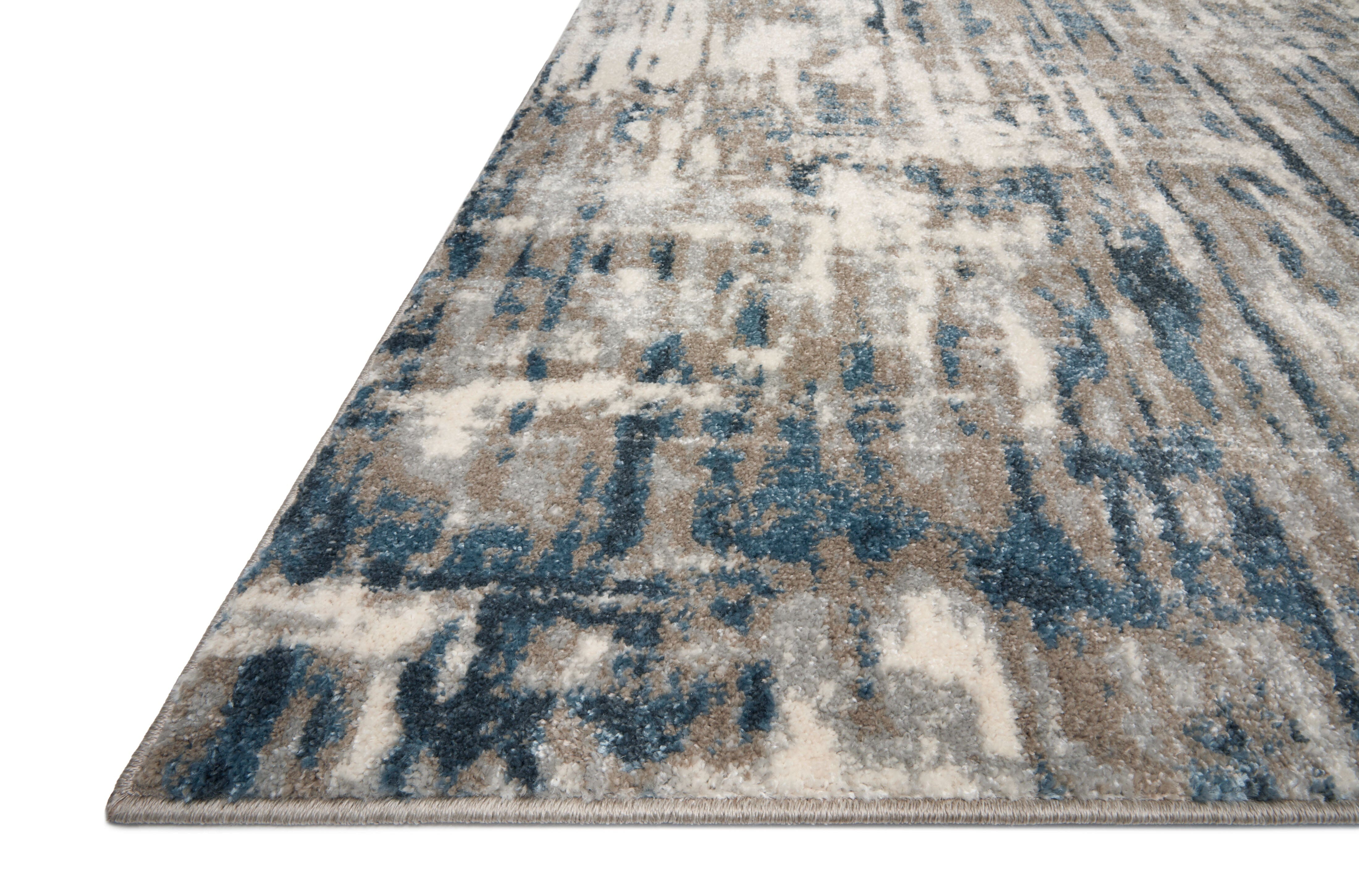 Loloi II Spirit Rug | Stone / Blue Loloi