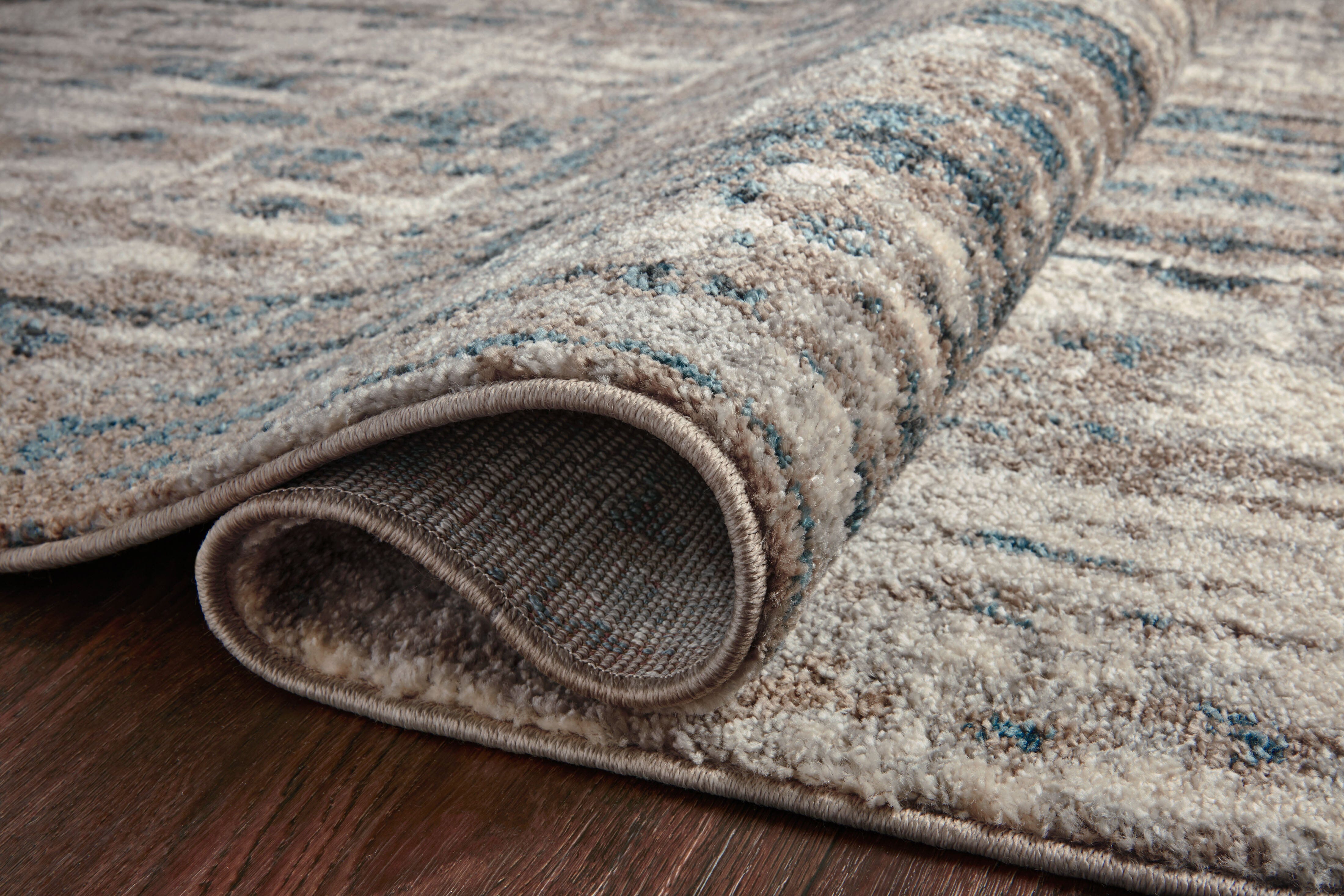 Loloi II Spirit Rug | Stone / Blue Loloi