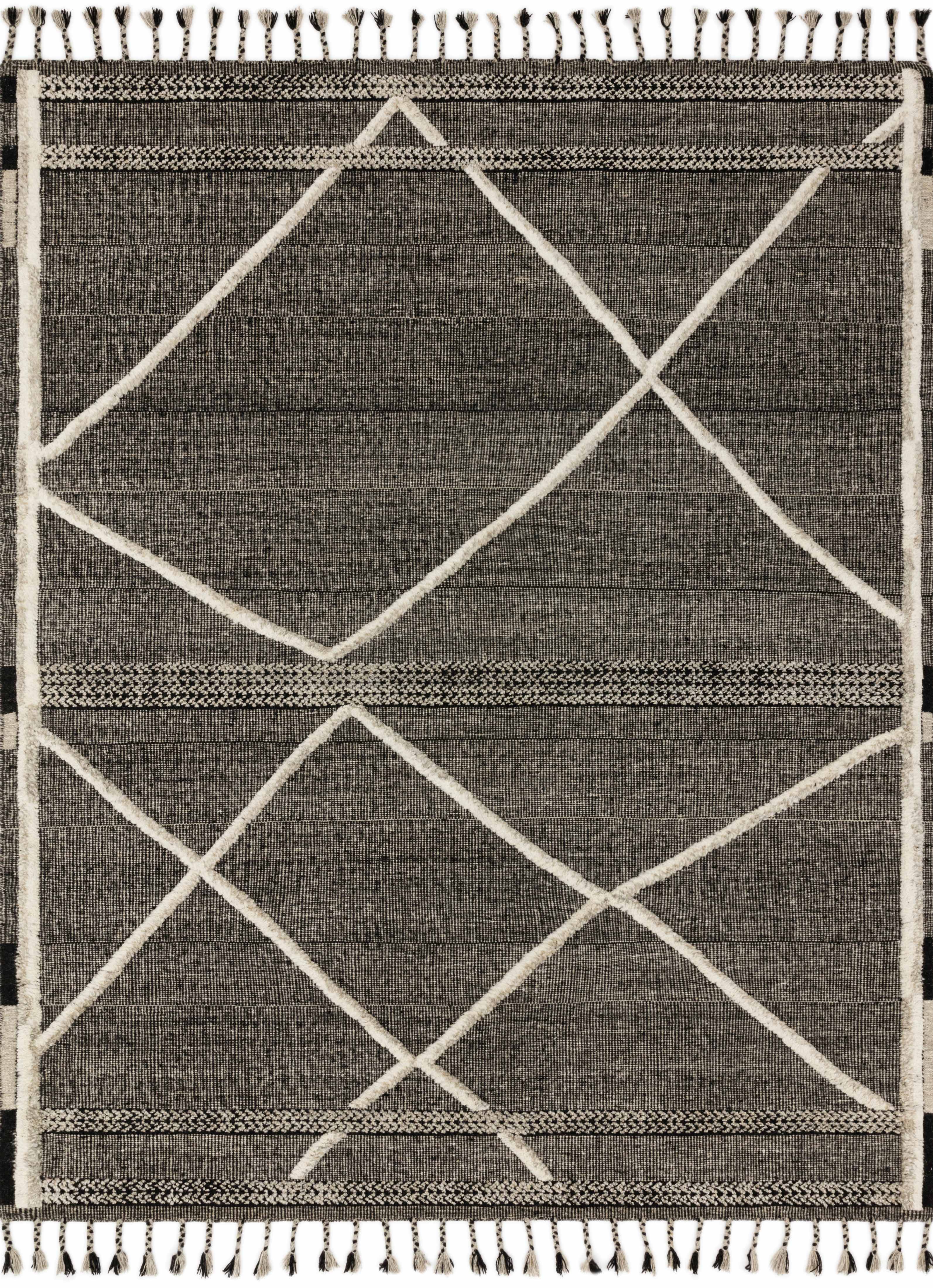 Loloi Iman Rug | Beige / Charcoal Loloi