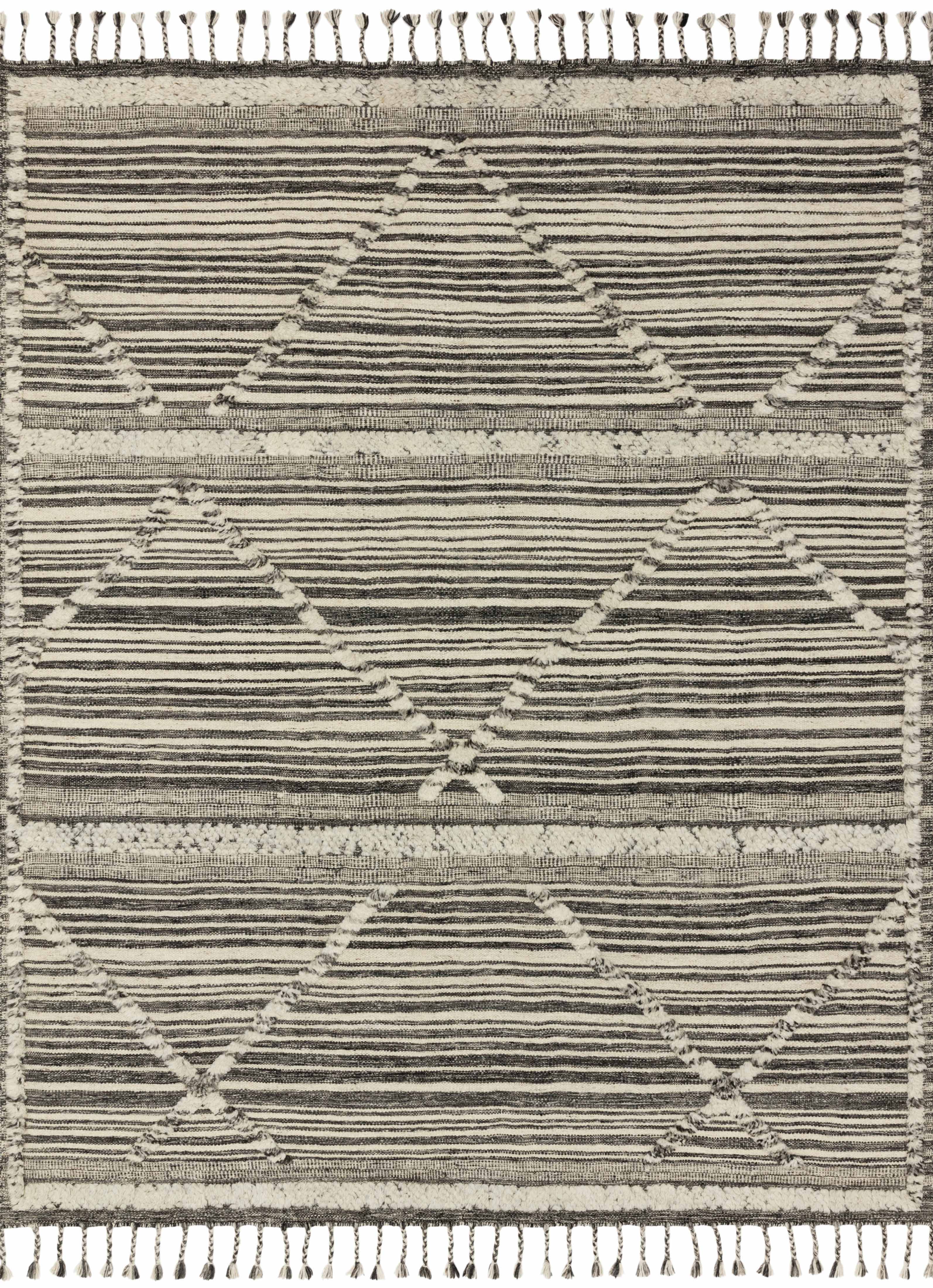 Loloi Iman Rug | Ivory / Charcoal Loloi