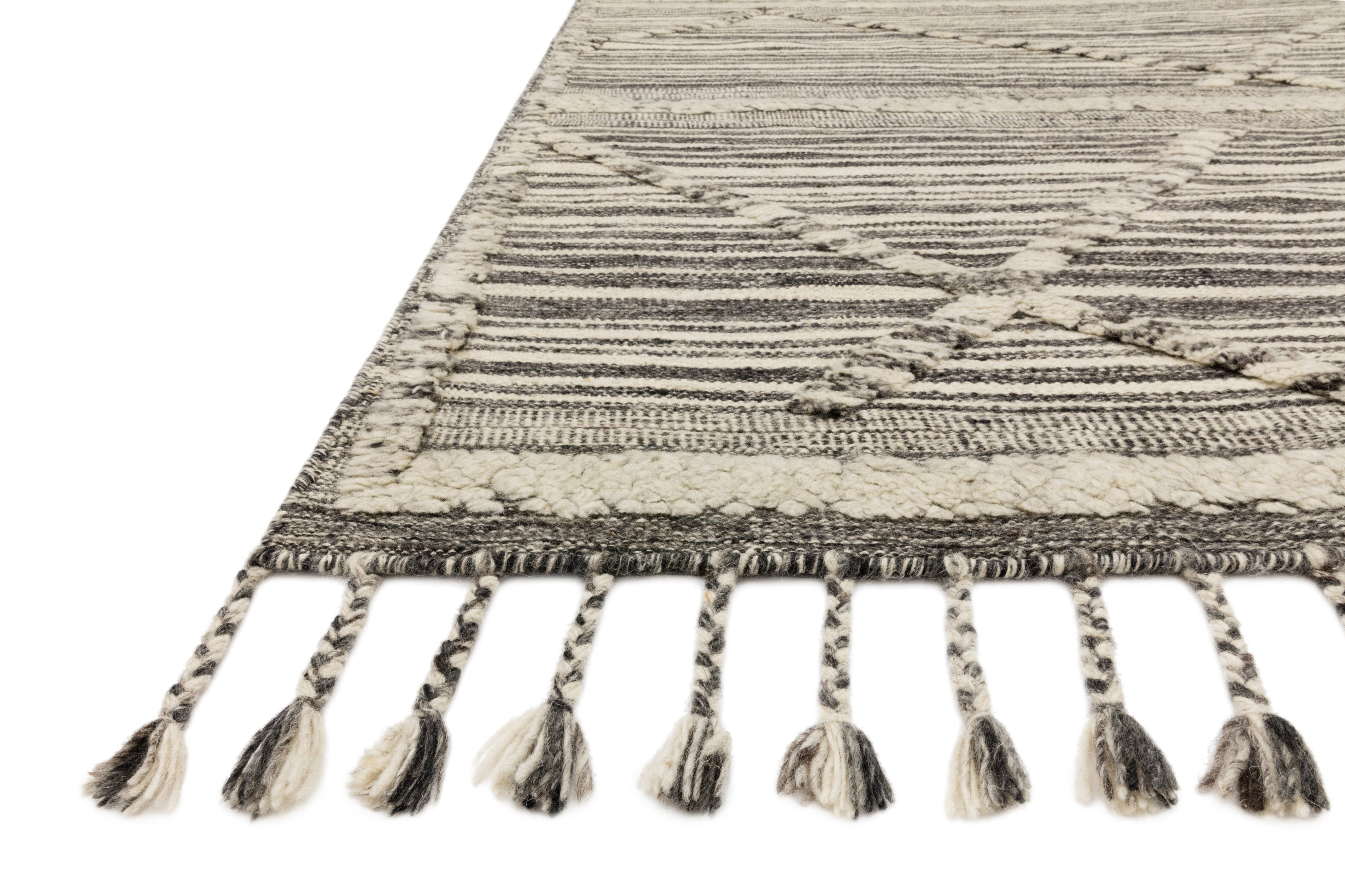 Loloi Iman Rug | Ivory / Charcoal Loloi