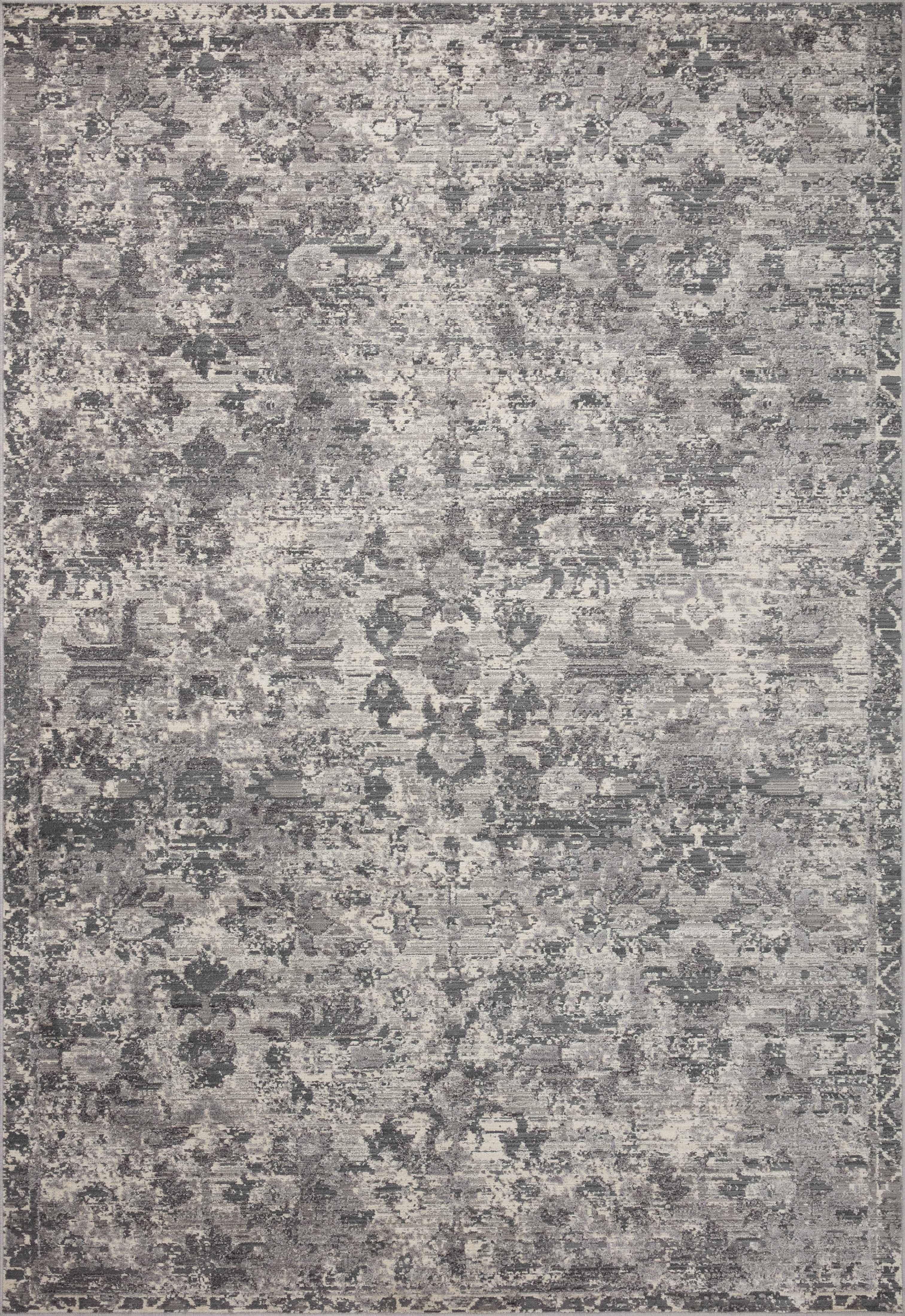 Loloi Indra Rug | Charcoal / Silver Loloi