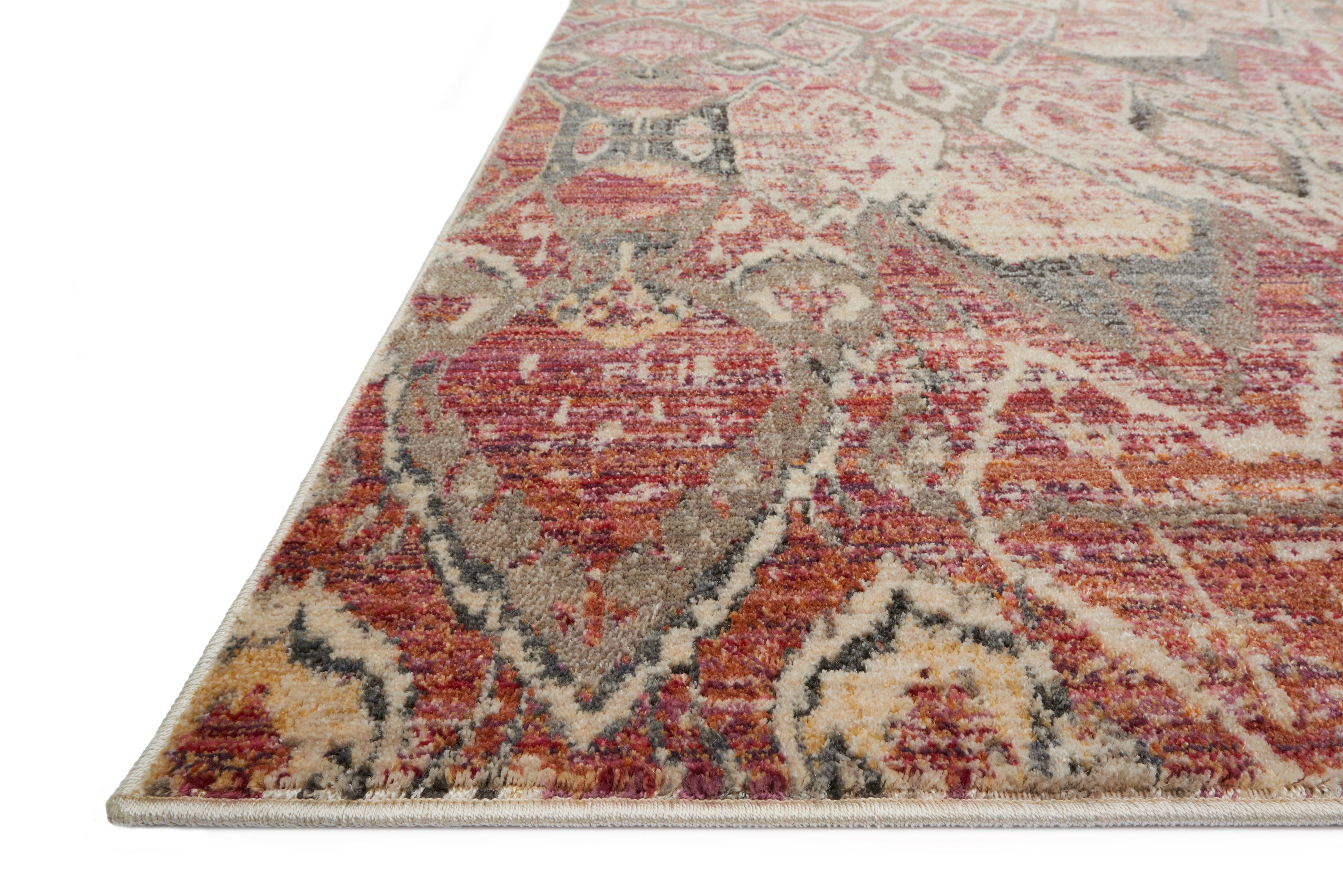 Loloi Javari Rug | Berry / Ivory Loloi