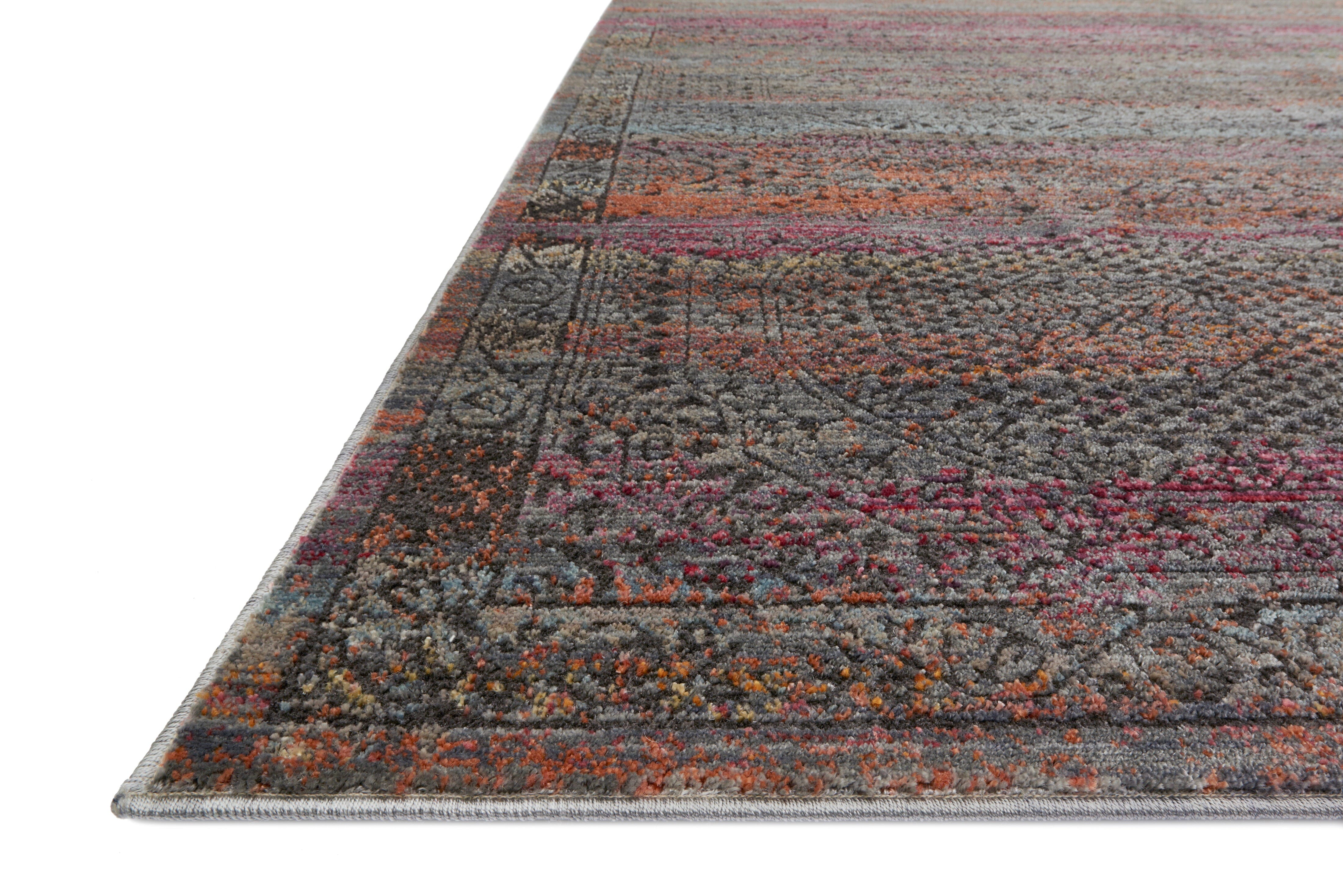 Loloi Javari Rug | Charcoal / Sunset Loloi