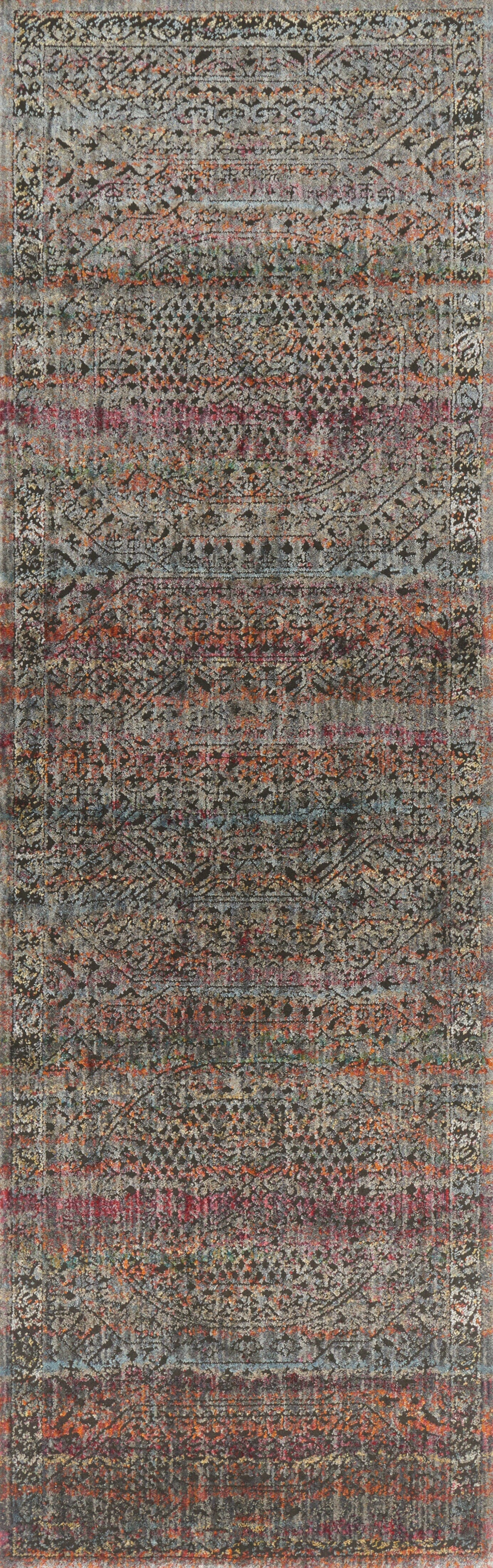 Loloi Javari Rug | Charcoal / Sunset Loloi