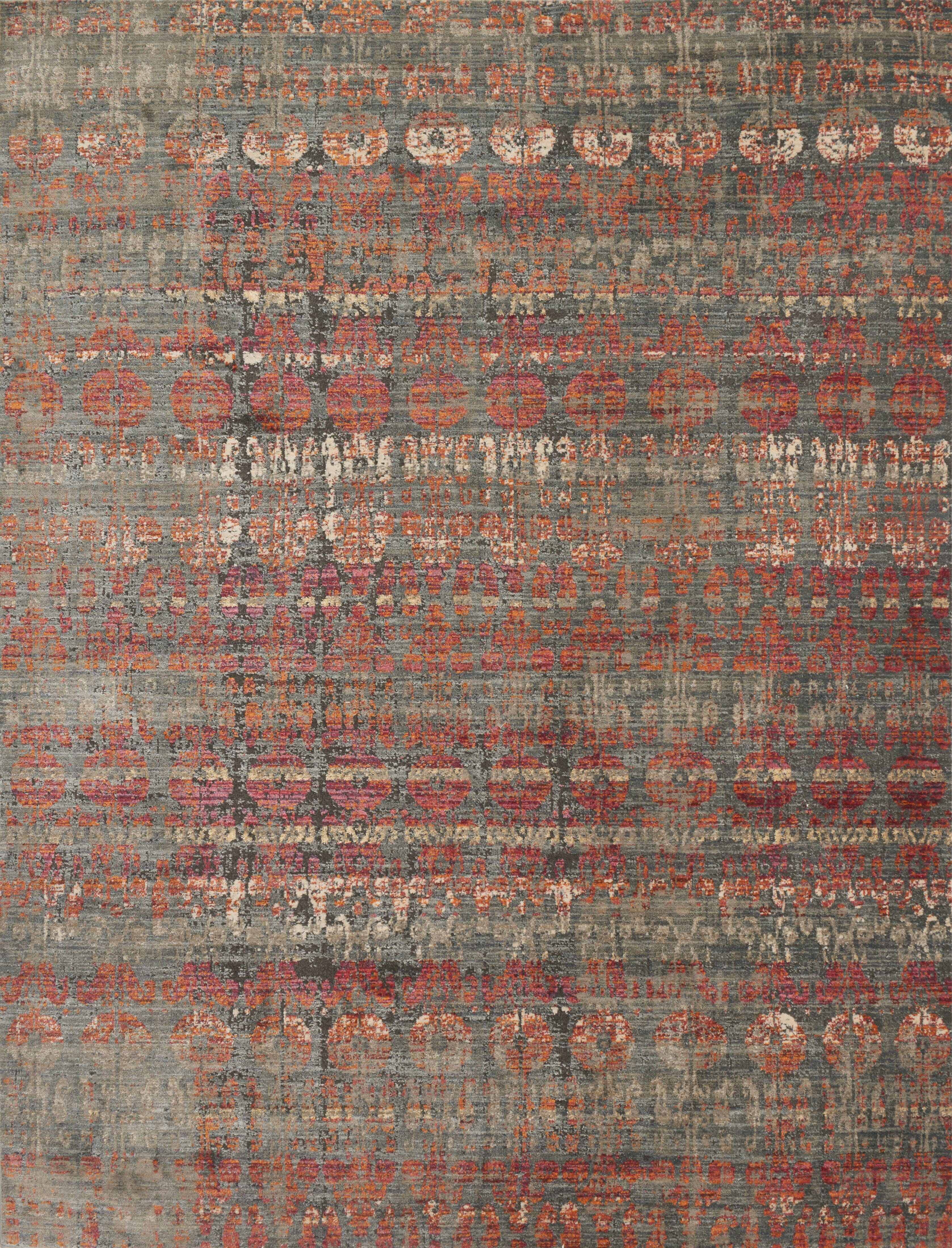 Loloi Javari Rug | Steel / Sunrise Loloi