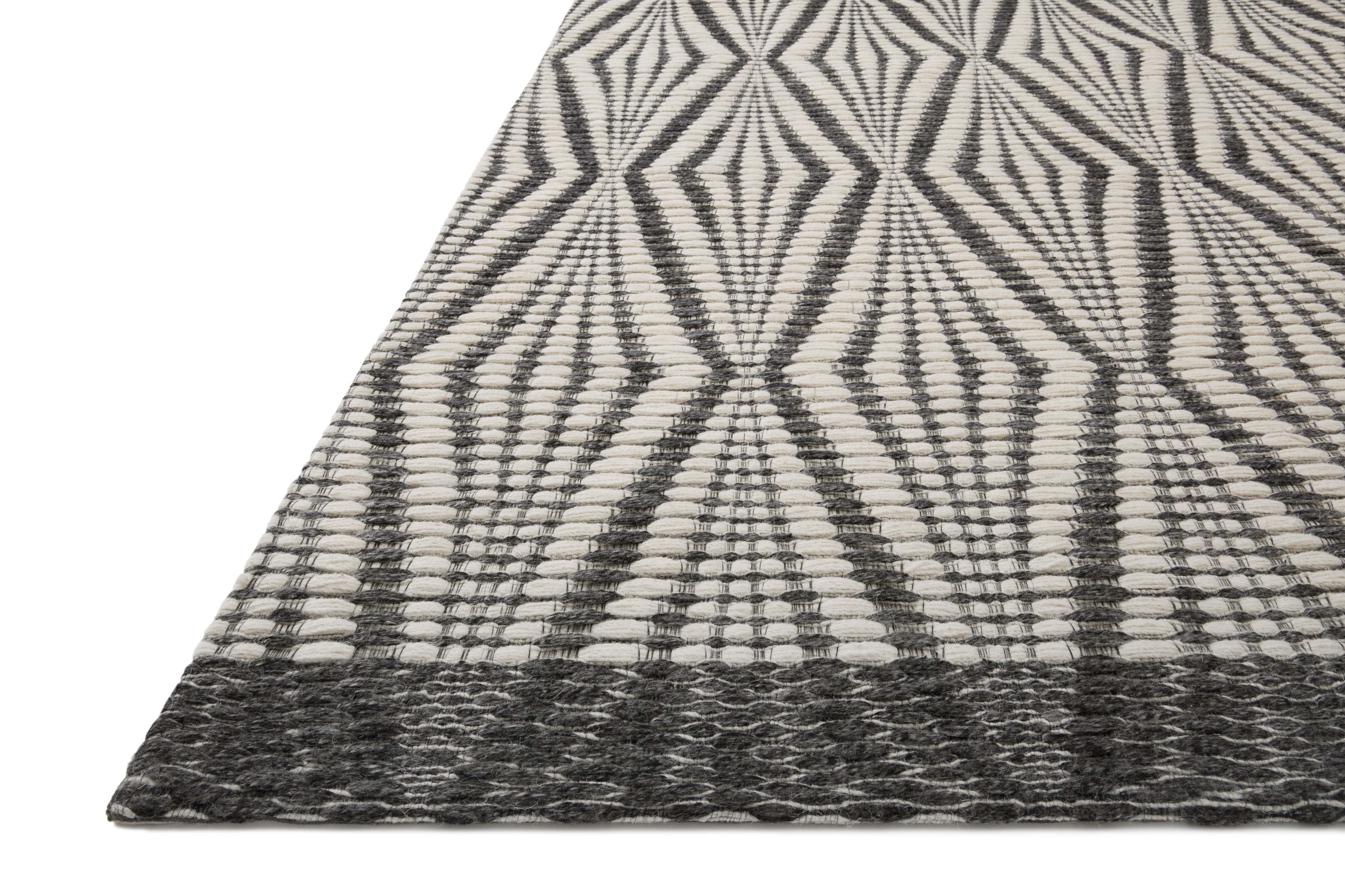 Loloi Kenzie Rug | Ivory / Charcoal Loloi