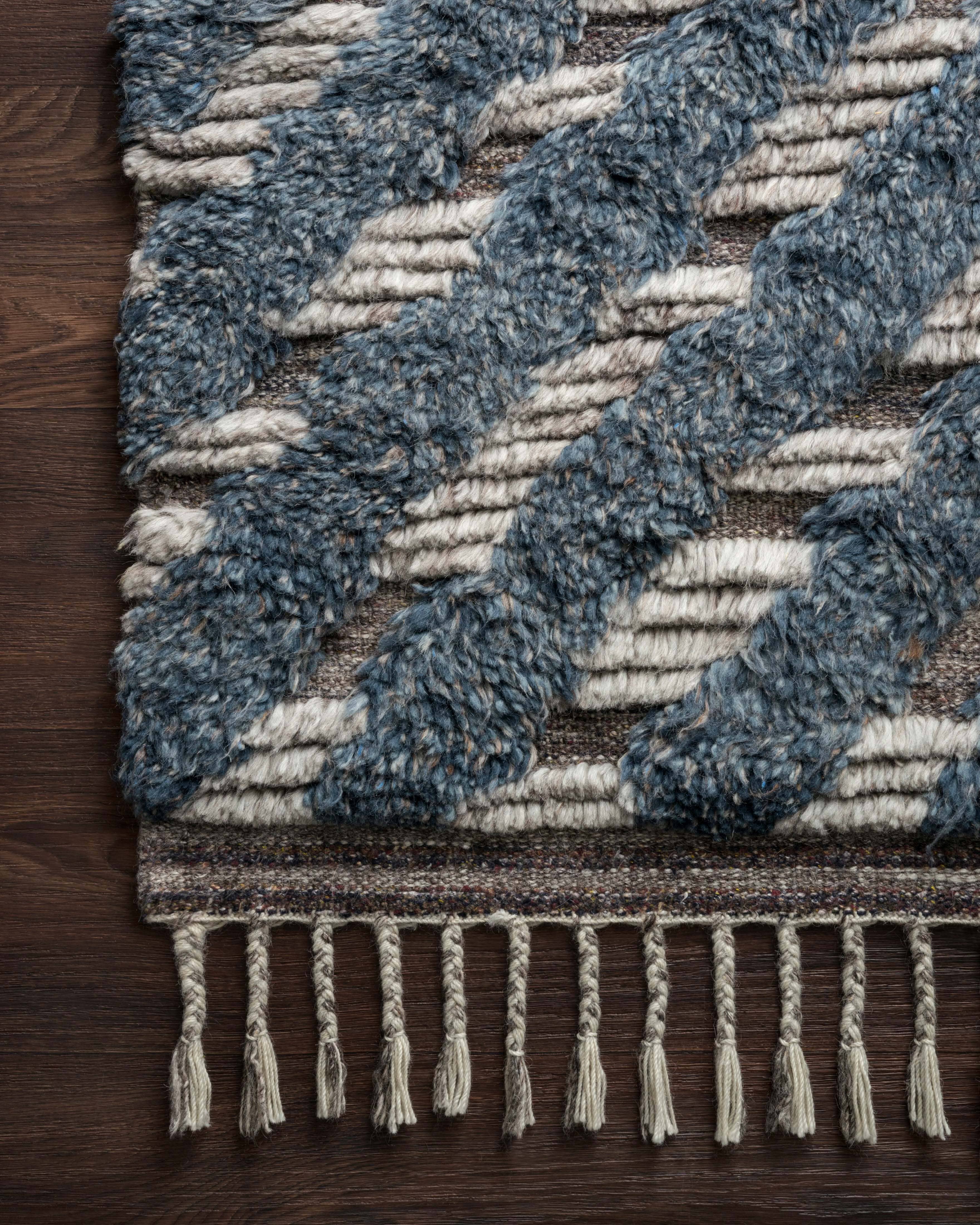 Loloi Khalid Rug | Blue / Pewter Loloi