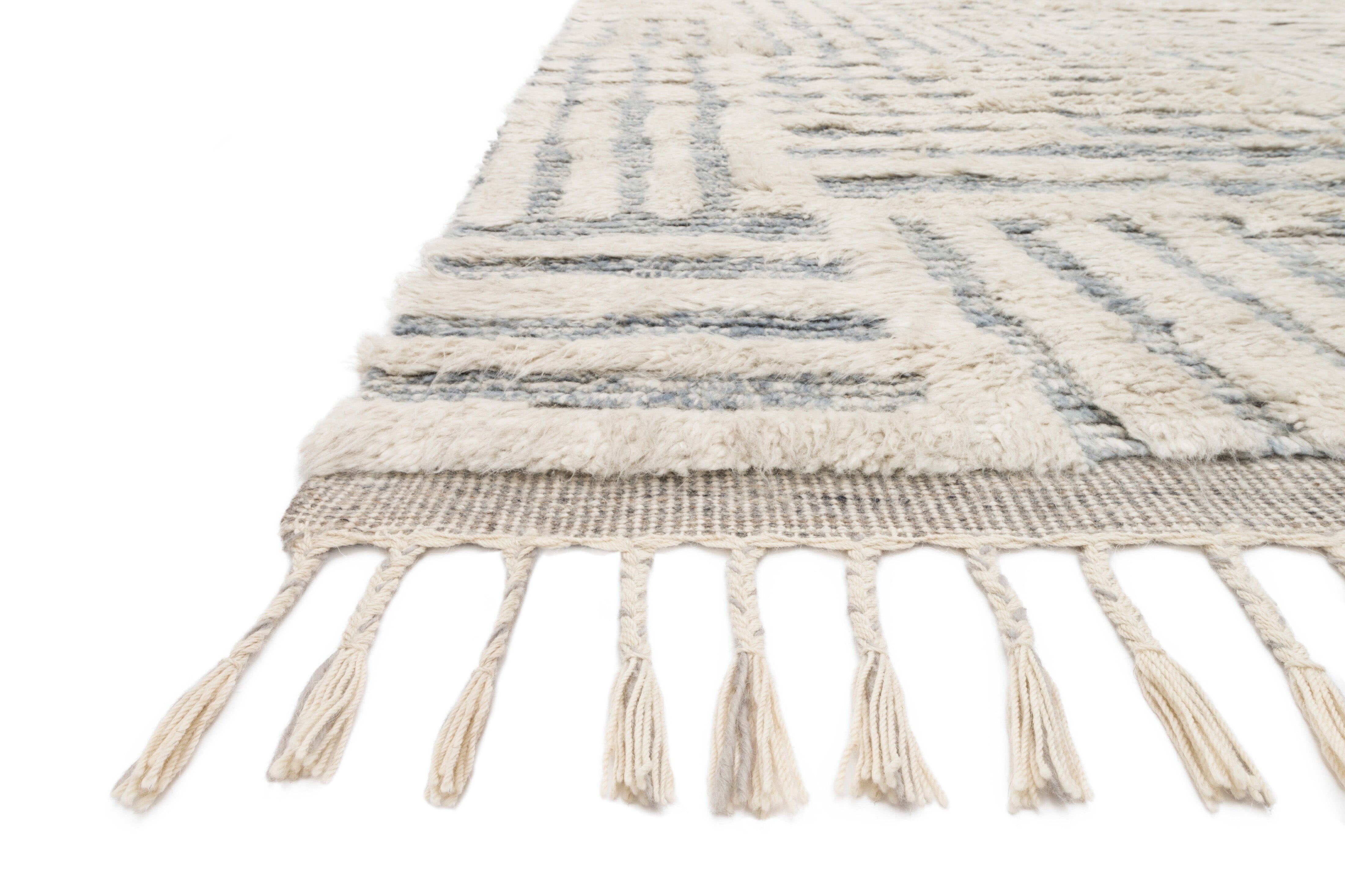 Loloi Khalid Rug | Ivory / Sky Loloi