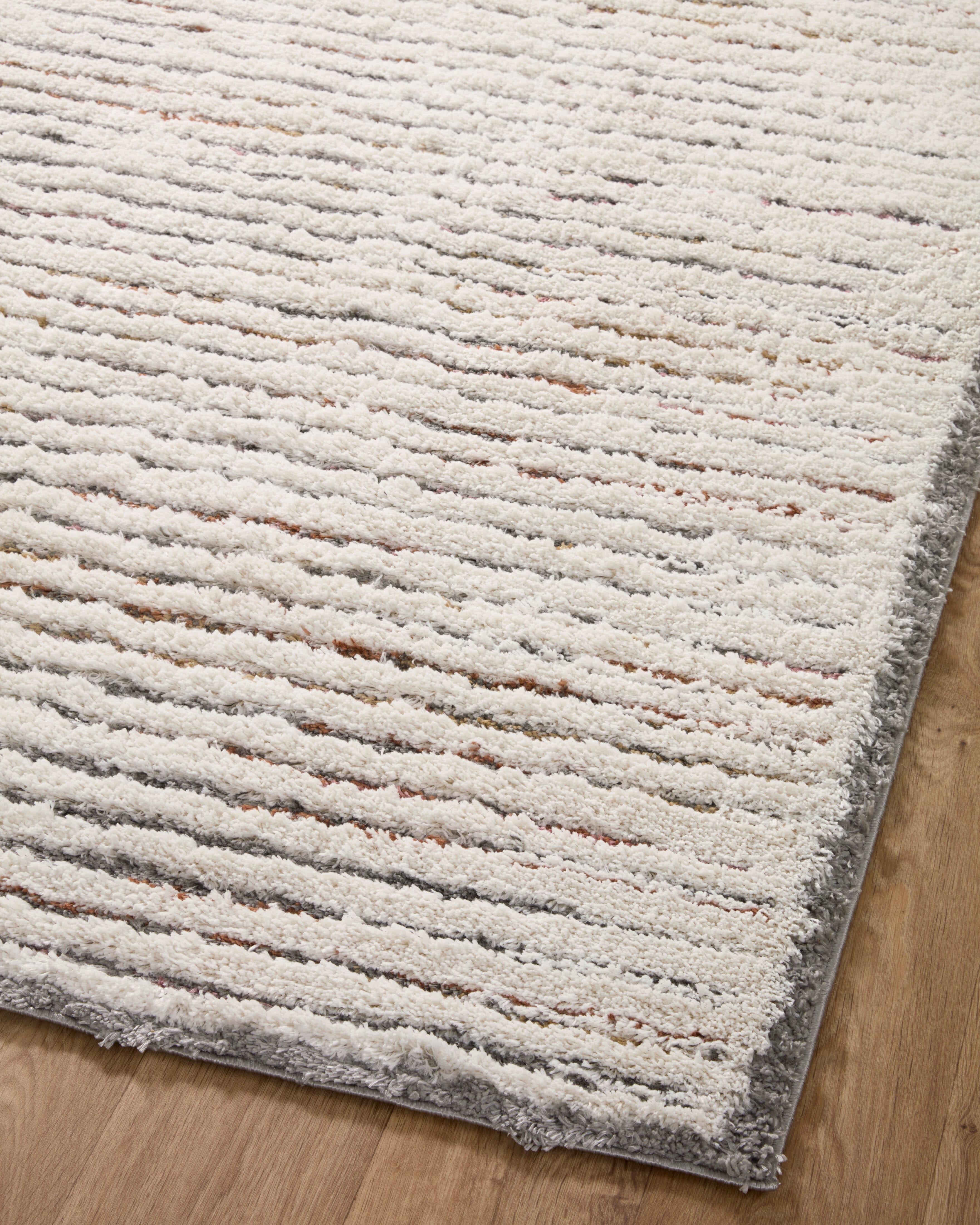 Loloi Levitt Shag Rug | Ivory / Multi Loloi