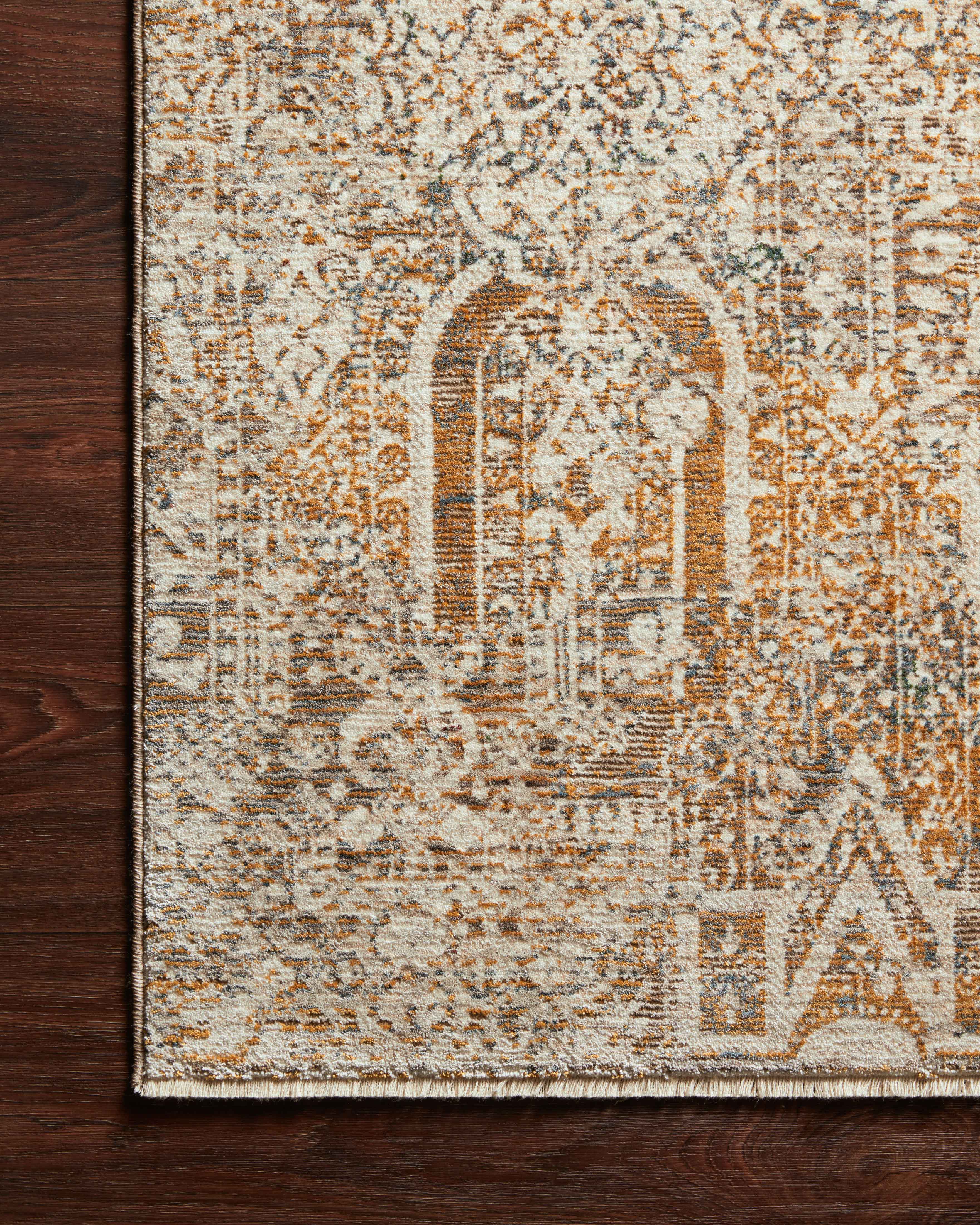 Loloi Lourdes Rug | Ivory / Orange Loloi