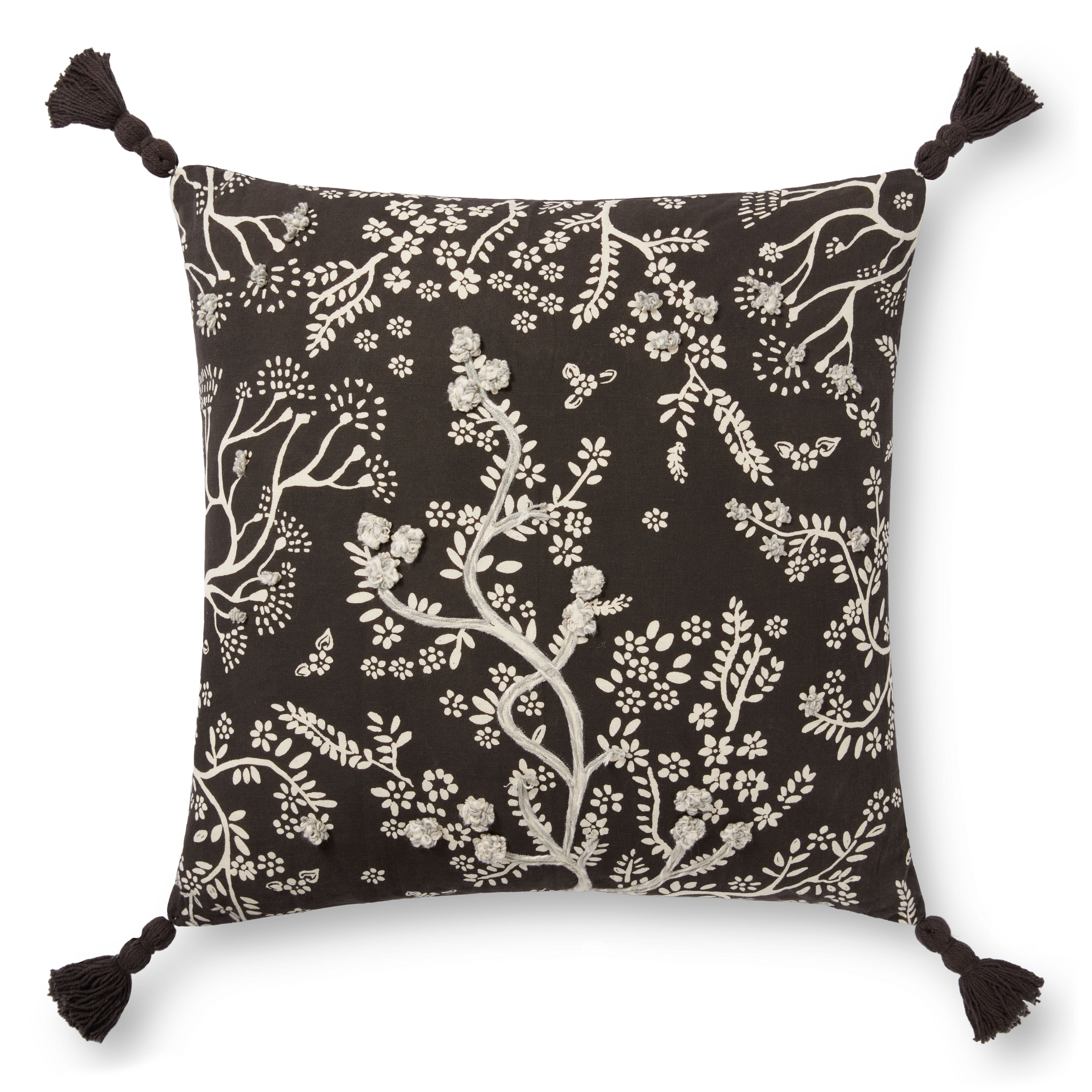 Loloi Pillow | Black / Ivory Loloi