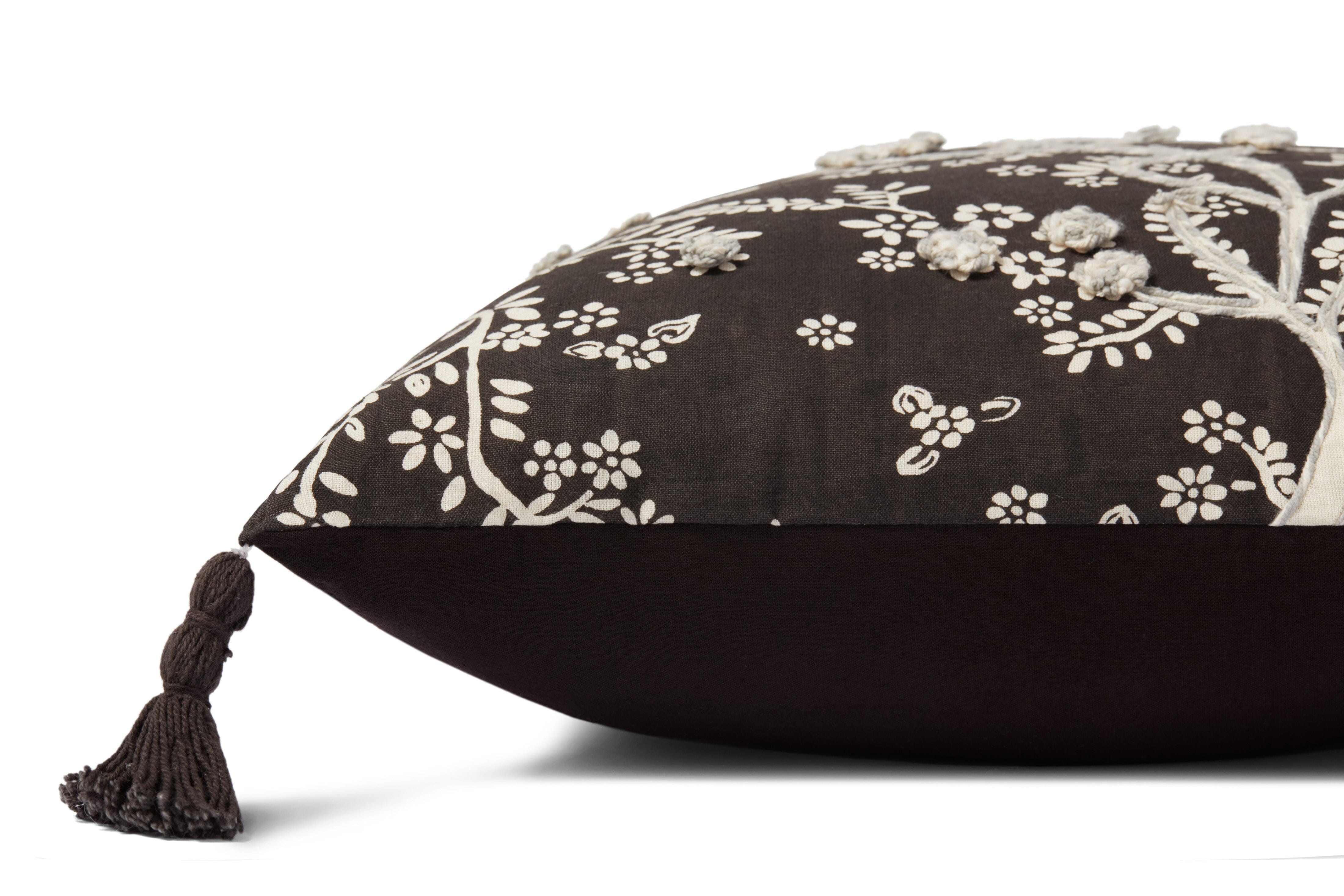 Loloi Pillow | Black / Ivory Loloi