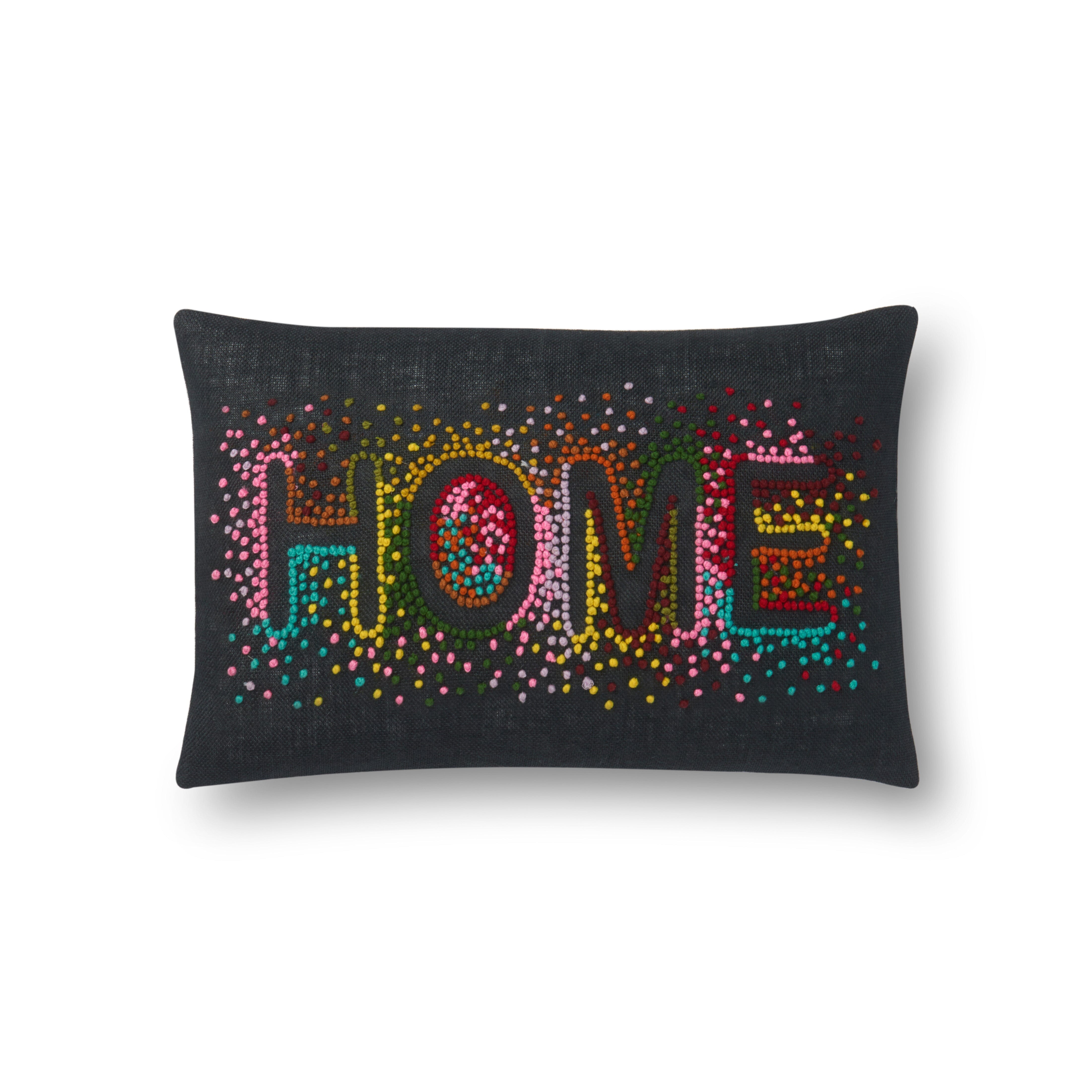 Loloi Pillow | Black / Multi Loloi