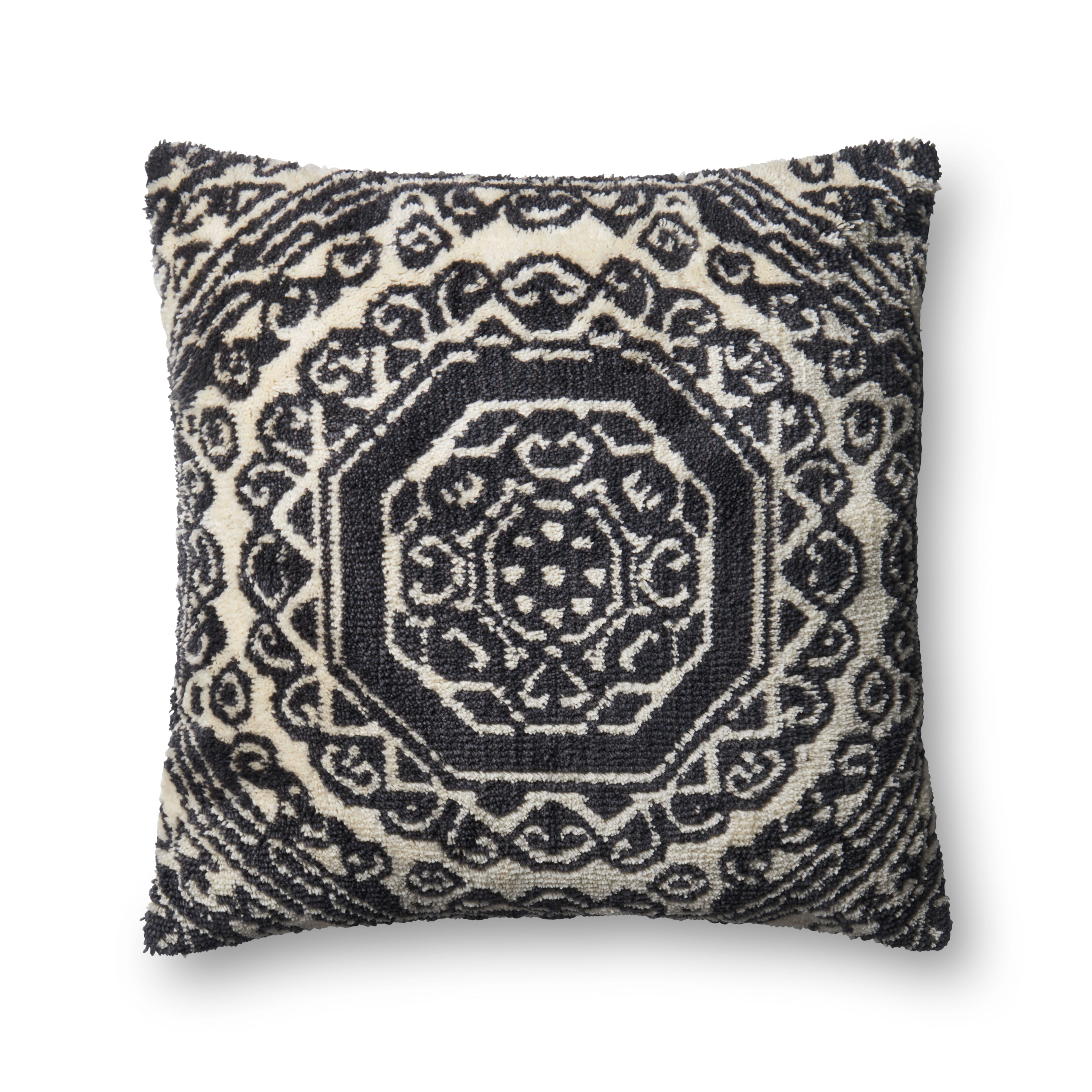 Loloi Pillow | Black / White Loloi