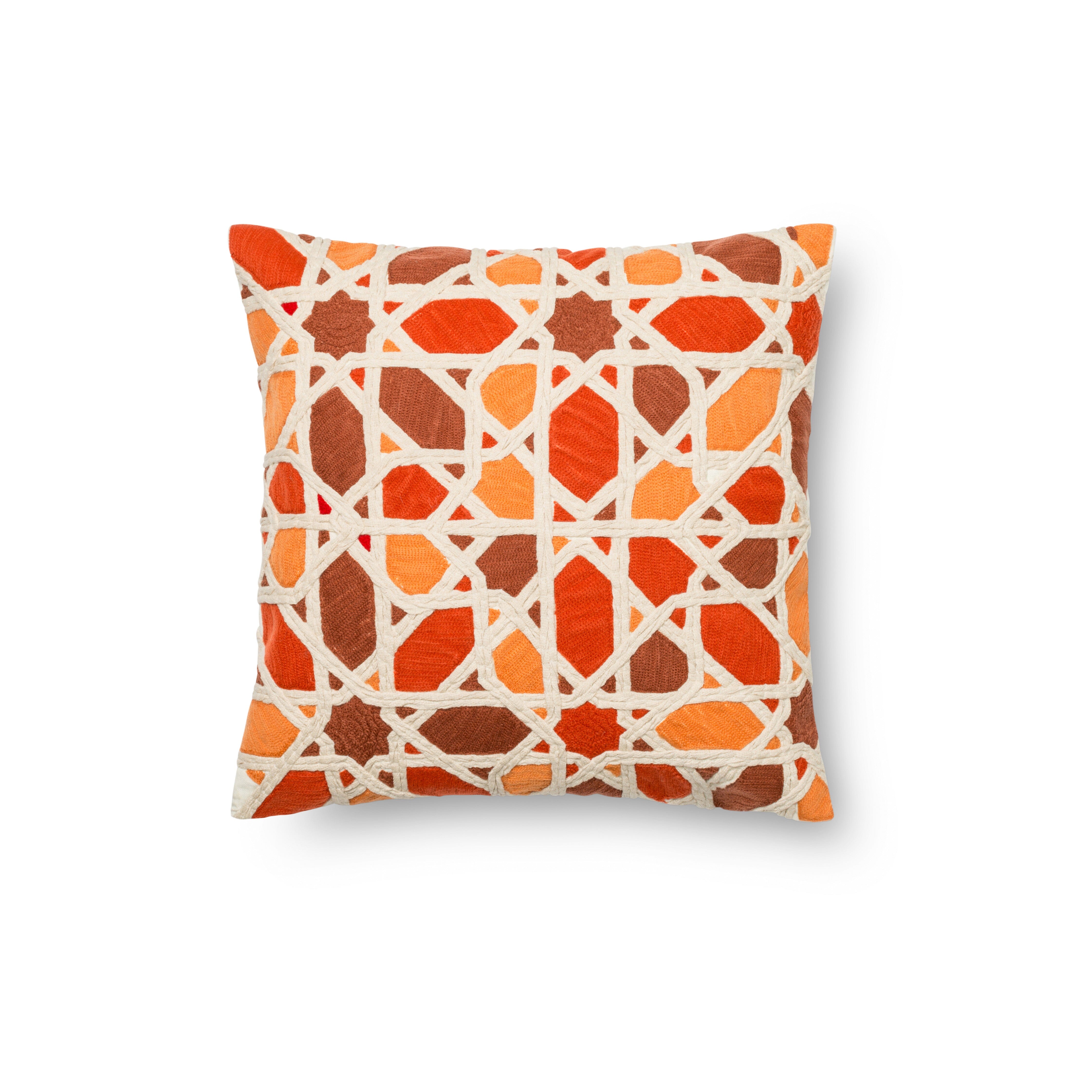 Loloi Pillow | Orange / Red Loloi