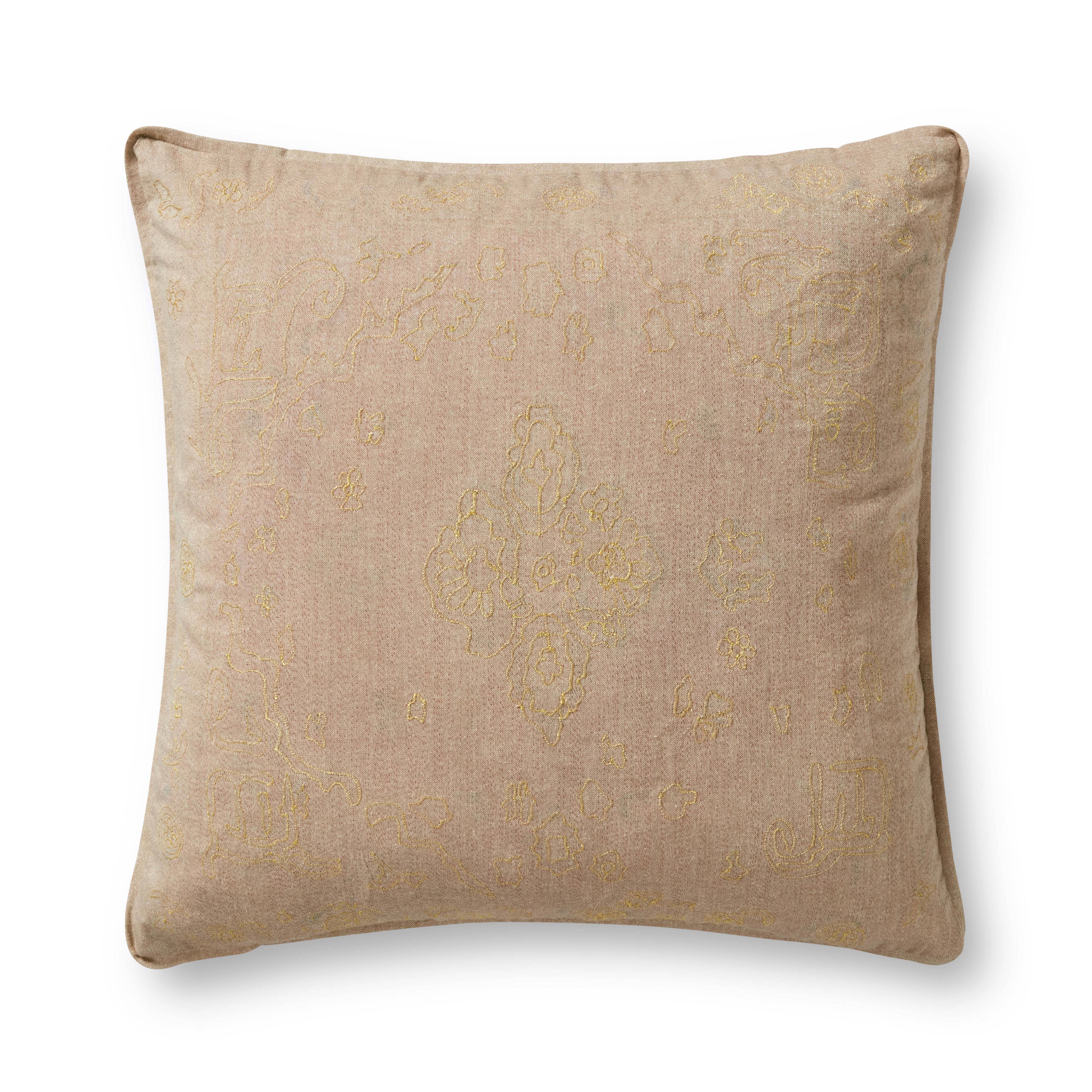 Loloi Pillow | Red / Gold Loloi